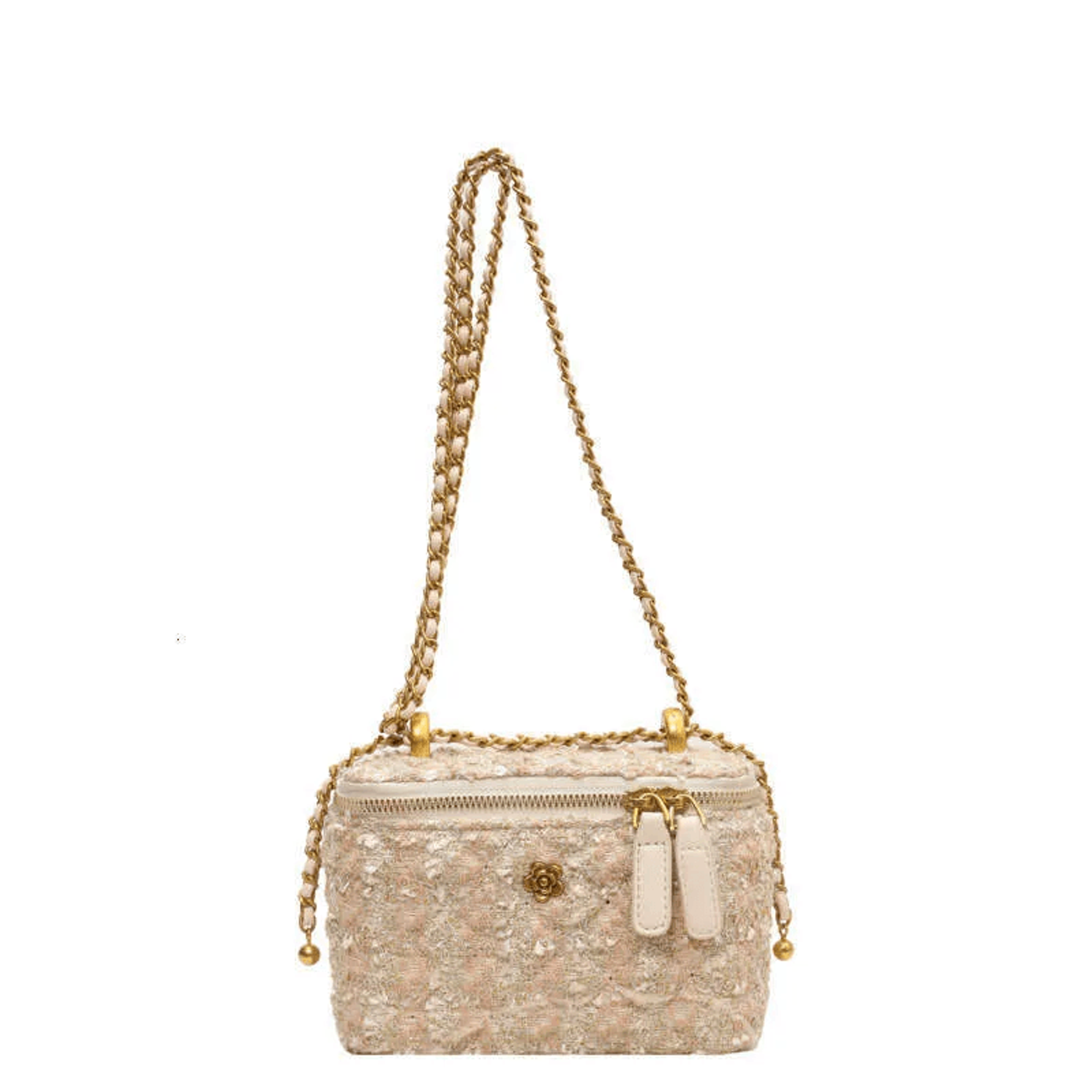 Luxury Bag Chain Small Wool Handbag For Women Versatile Crossbody Box Bag  New Style 4