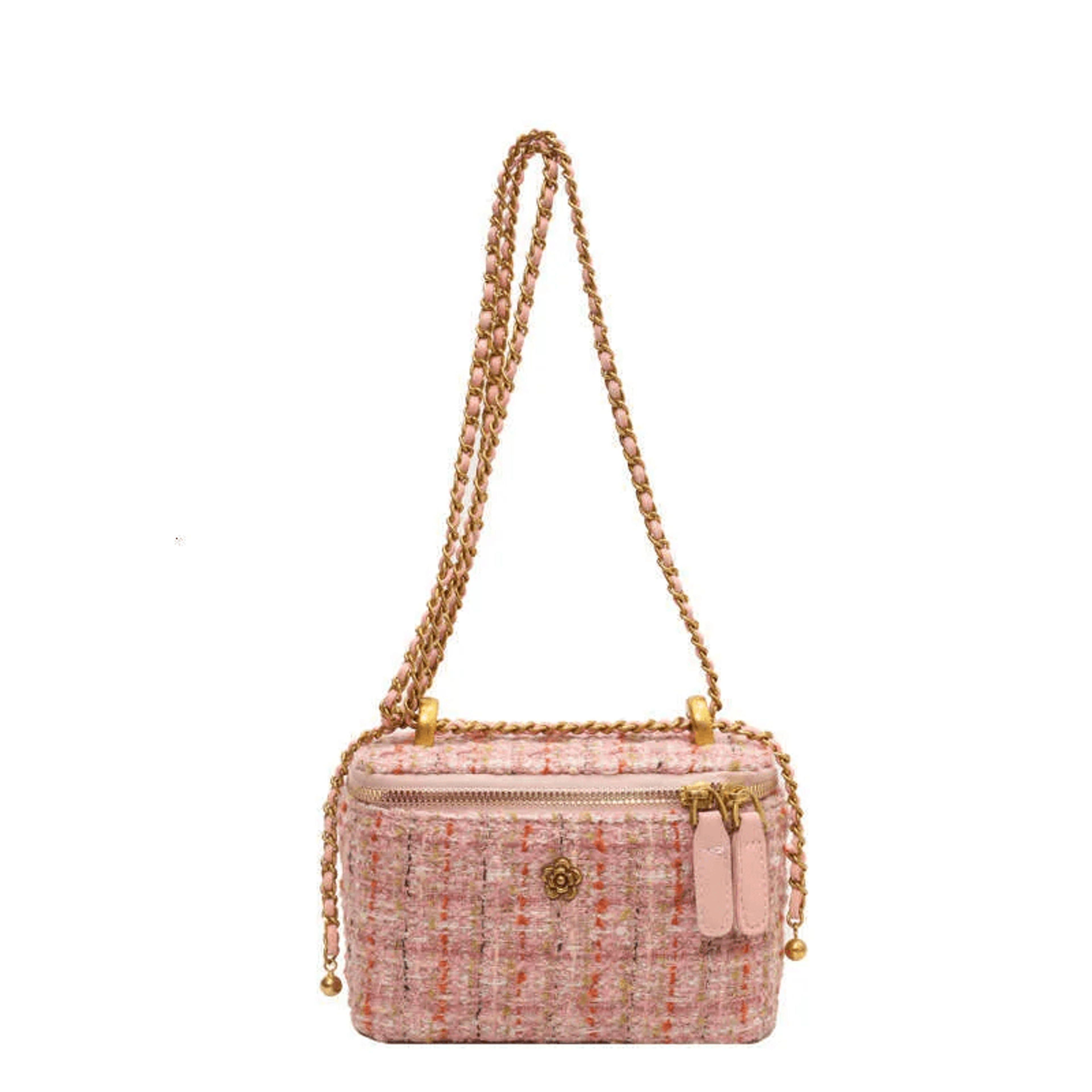 Luxury Bag Chain Small Wool Handbag For Women Versatile Crossbody Box Bag  New Style 2