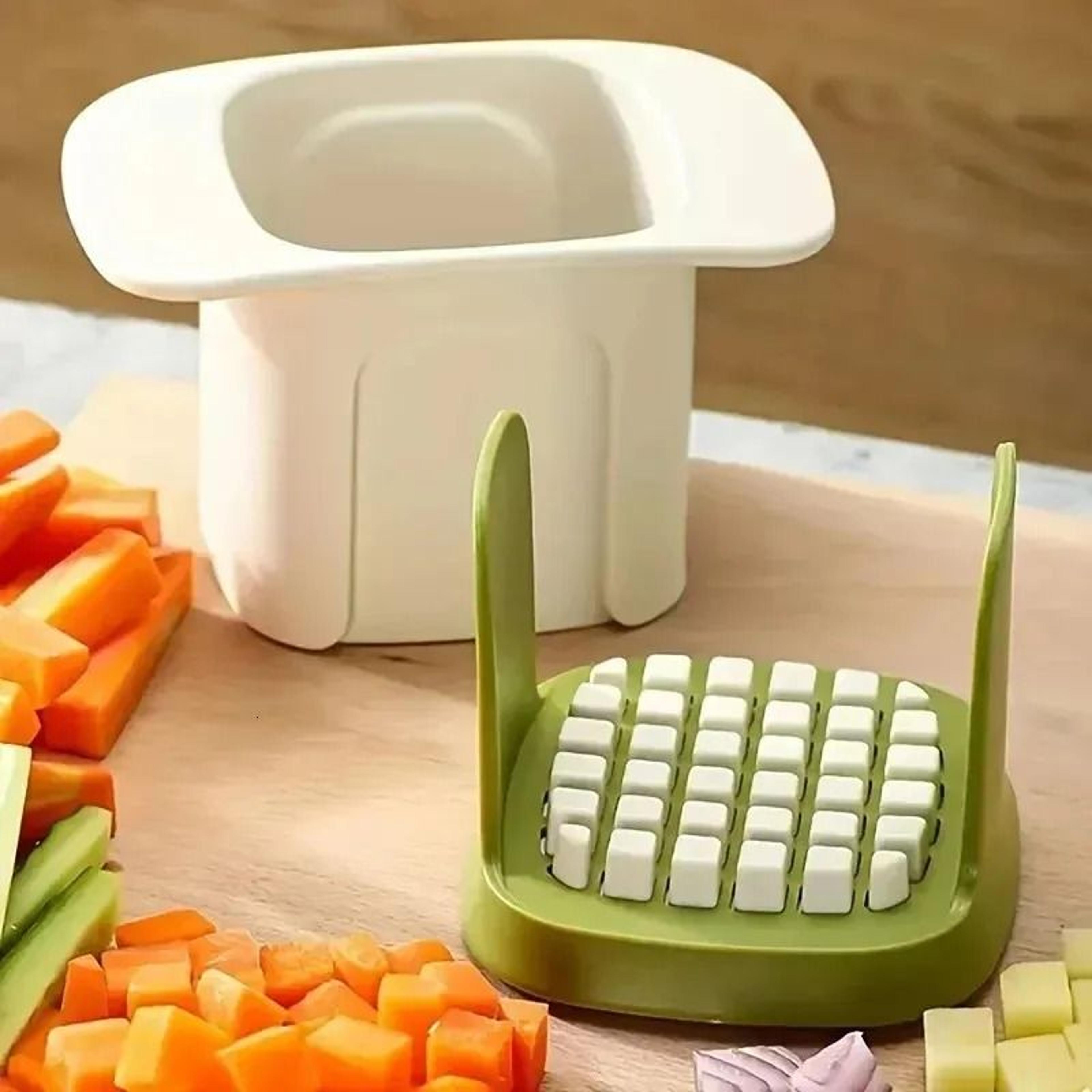 Multifunctional Handheld Vegetable Slicer Potato Onion Dicer French Fry Cutter 3