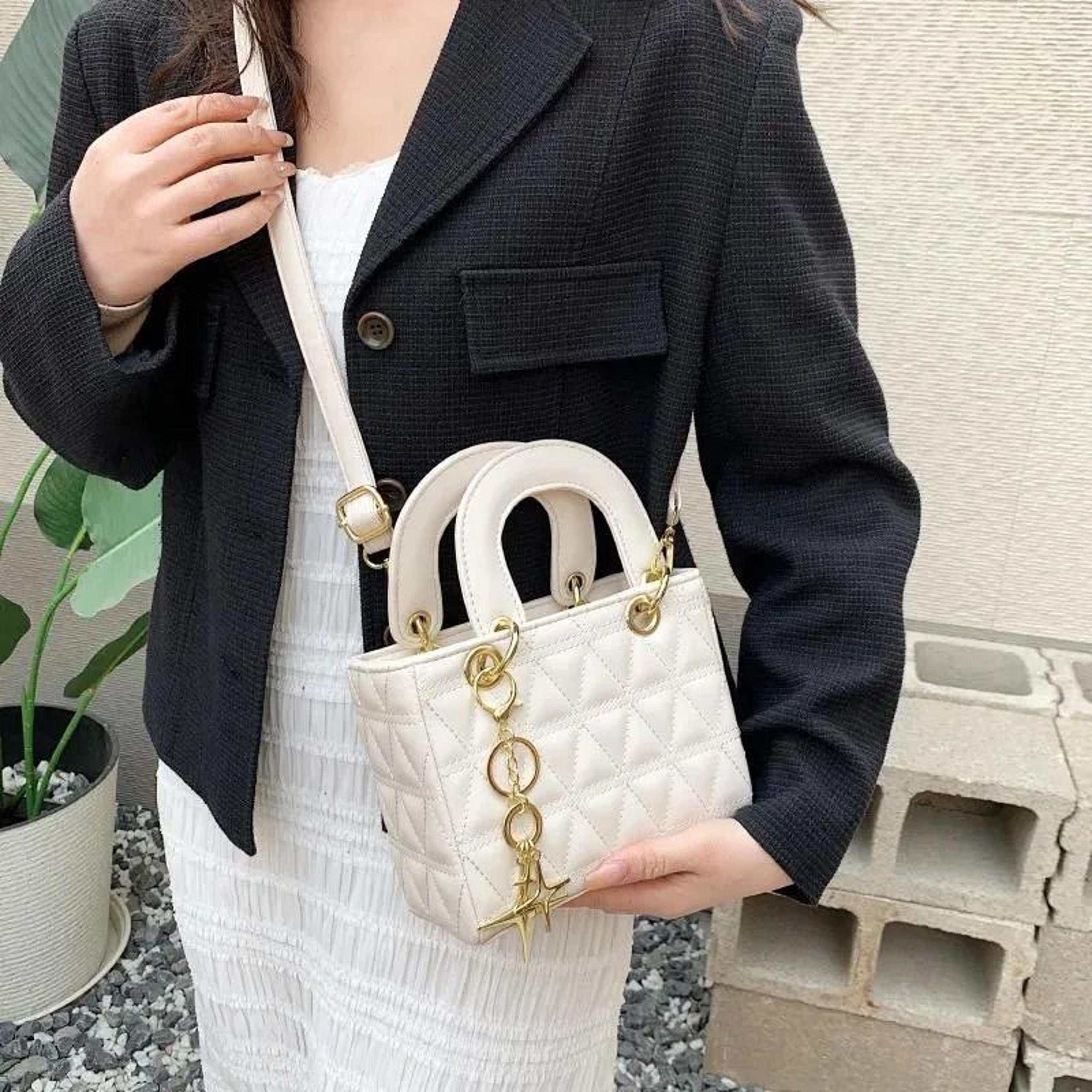 Diamond Lattice Women Shoulder Bag Crossbody 3
