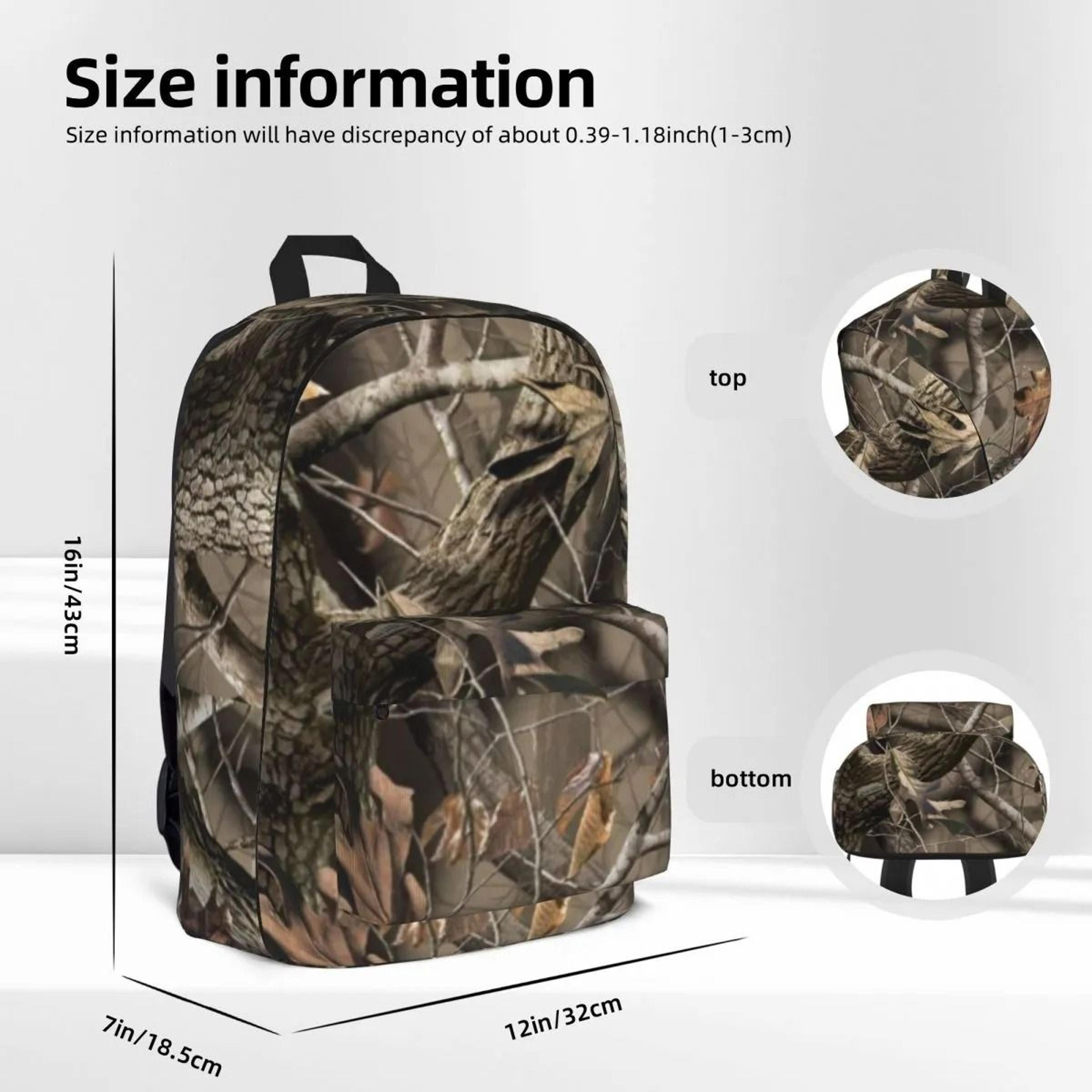 Real Tree Camouflage Student Backpack Laptop Bookbag 1