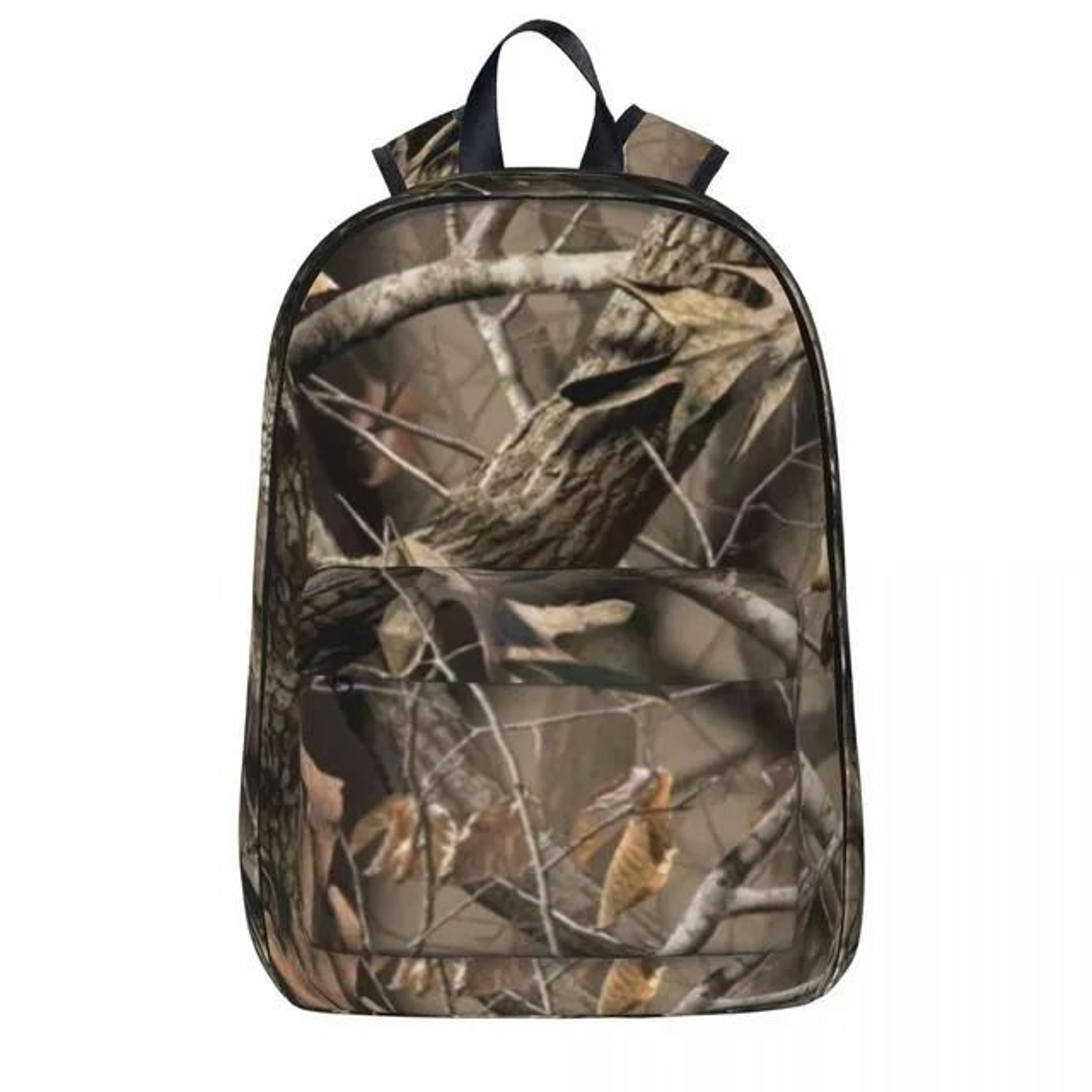 Real Tree Camouflage Student Backpack Laptop Bookbag 3