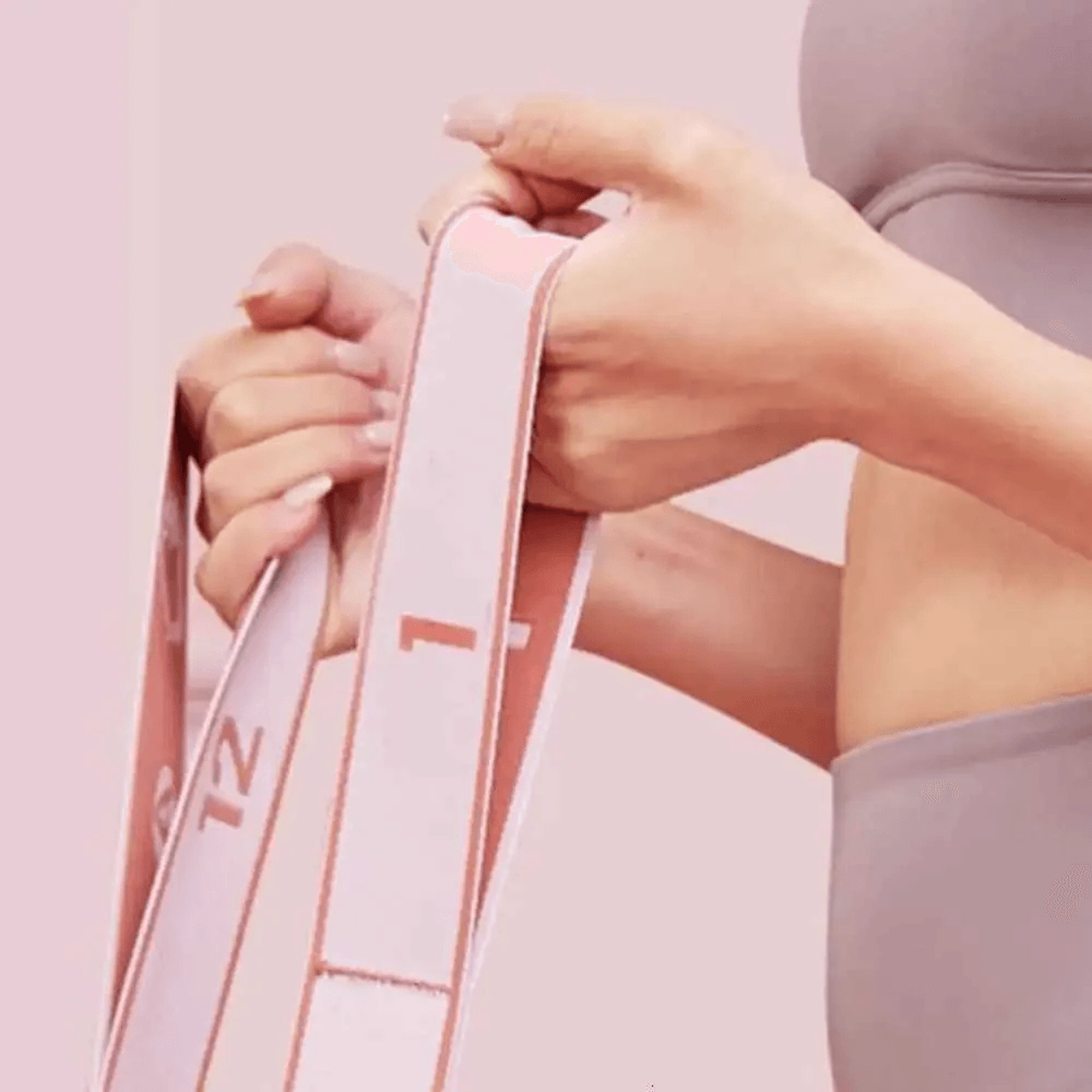 Digital Yoga Stretching Belt Grid Adjustable Dance Stretch Band 9