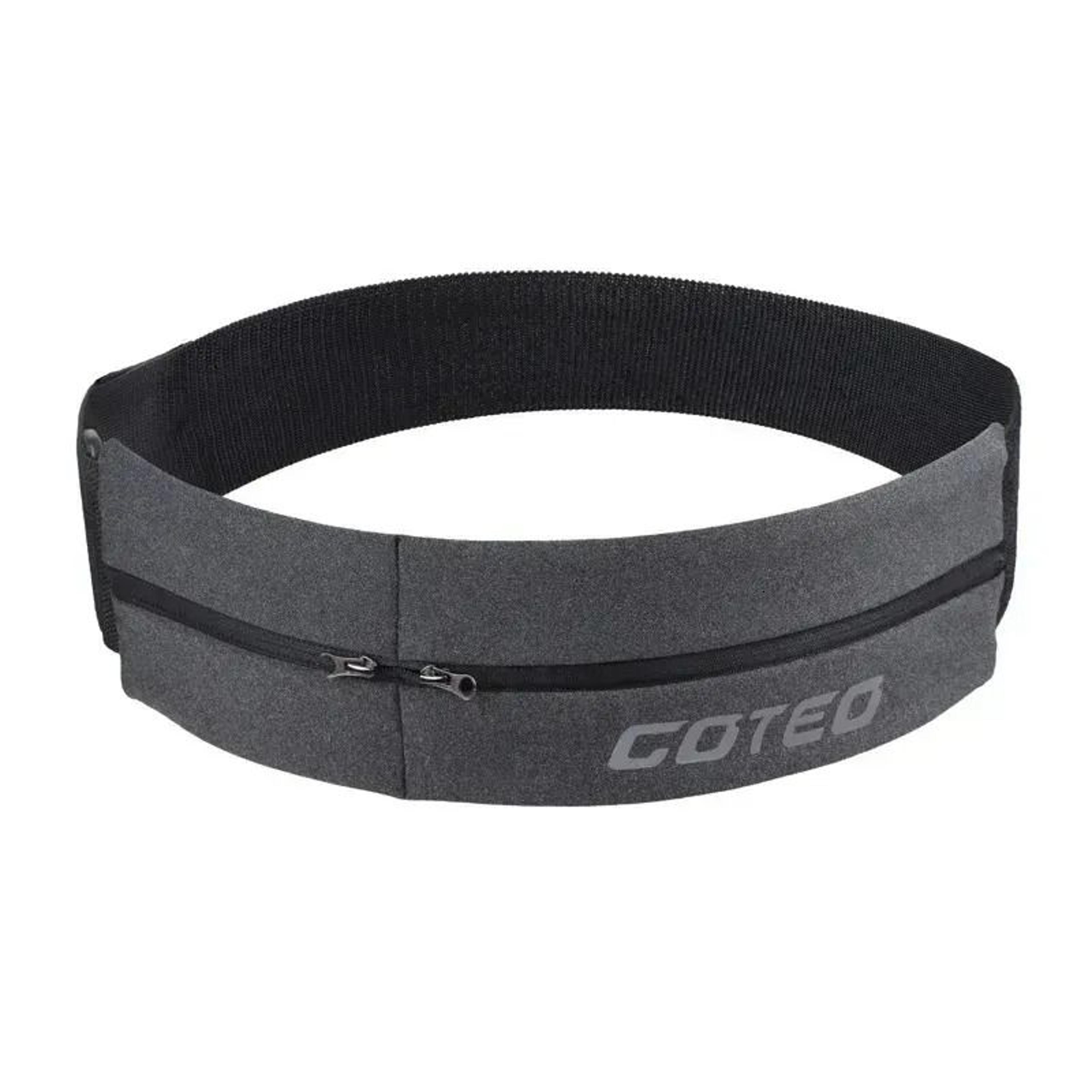 Reflective Running Waist Bag Double Zipper Pocket 1