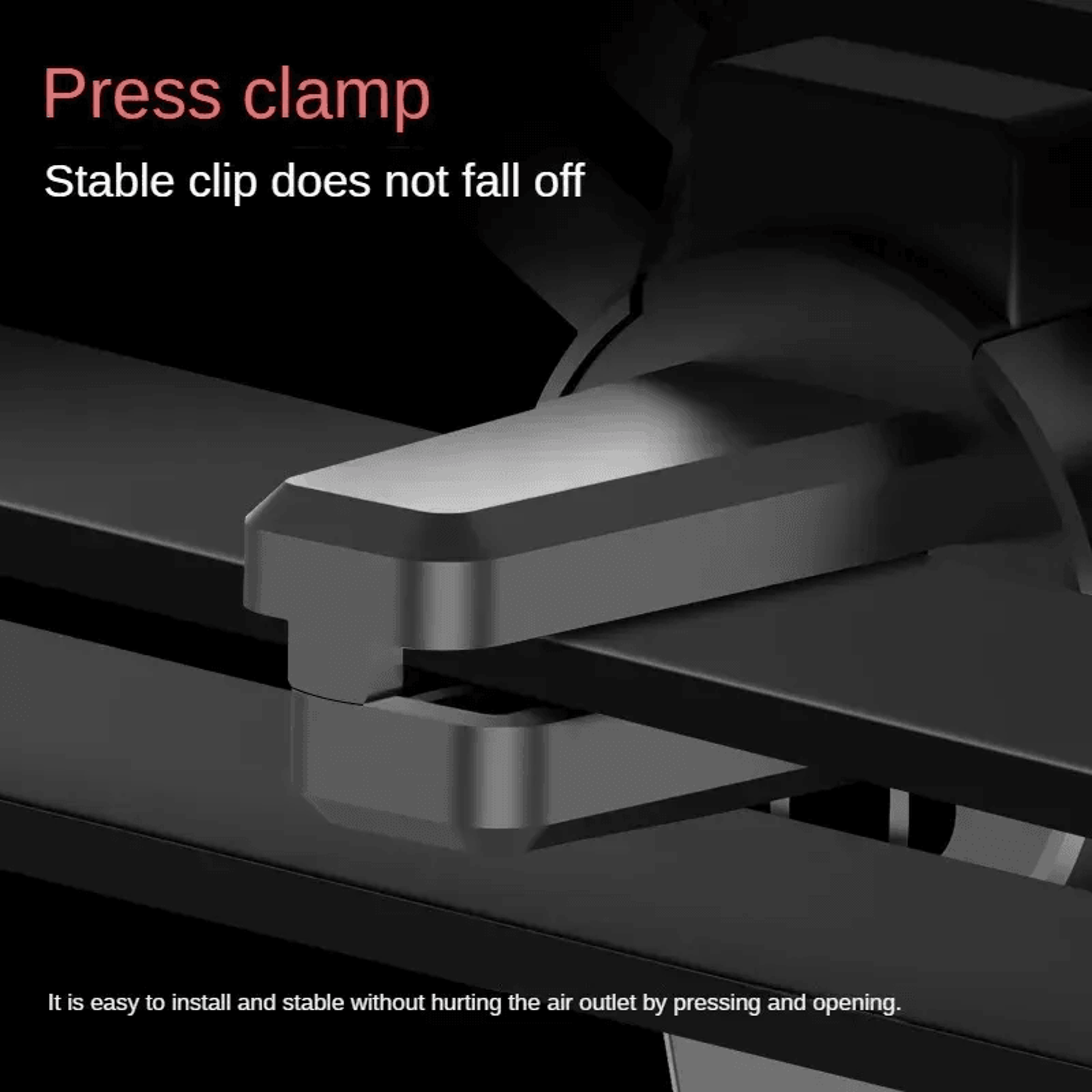 Gravity Car Phone Holder Air Vent Clip Mount 2