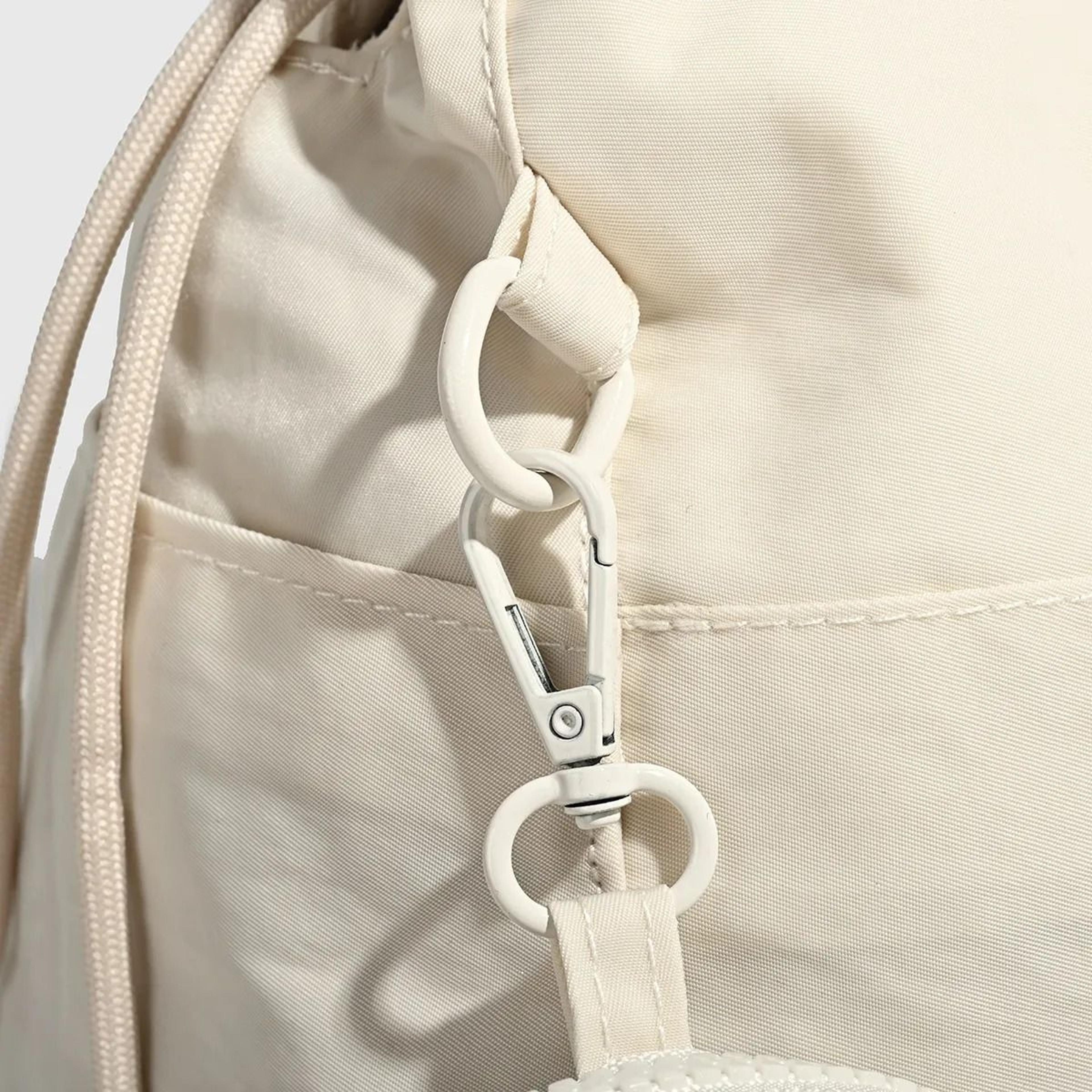 Large Capacity Gym Bag Yoga Tote With Detachable Round Purse 6