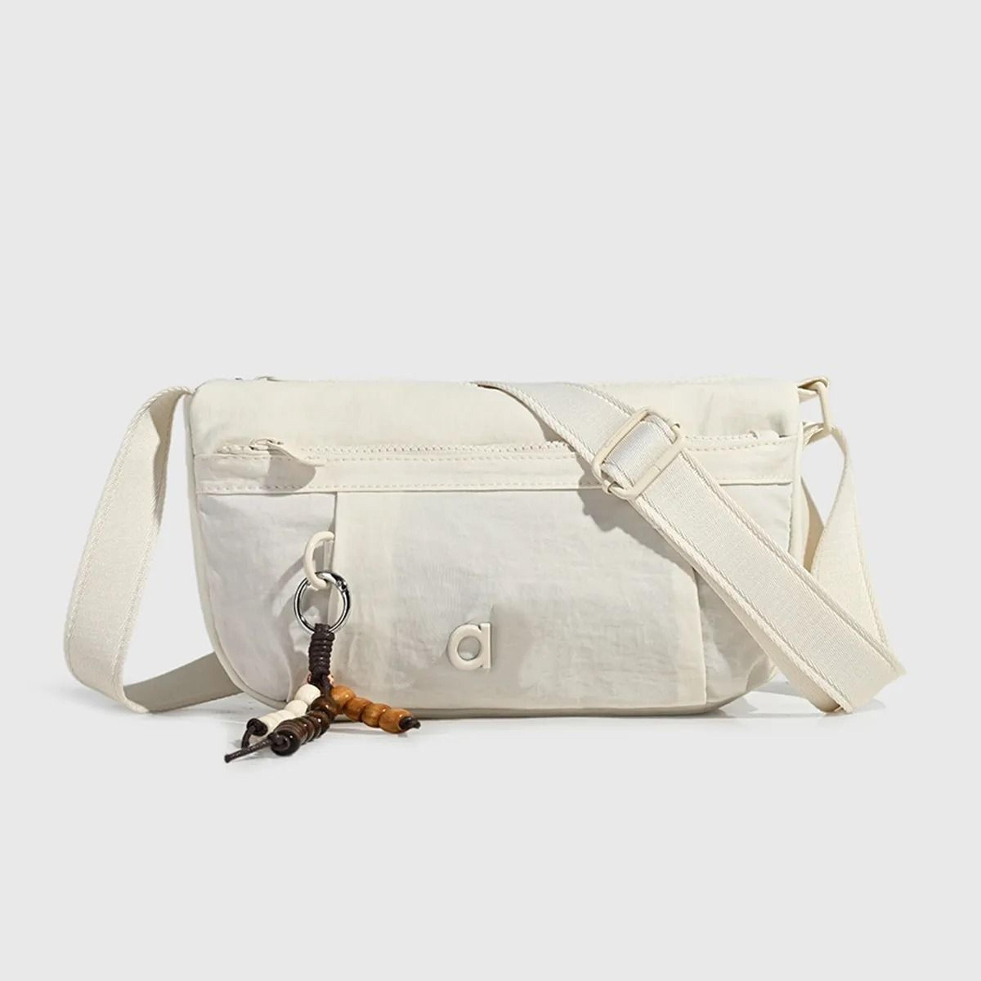 Ultra Light Nylon Crossbody Gym Bag With Multi Pocket Sling Design 3