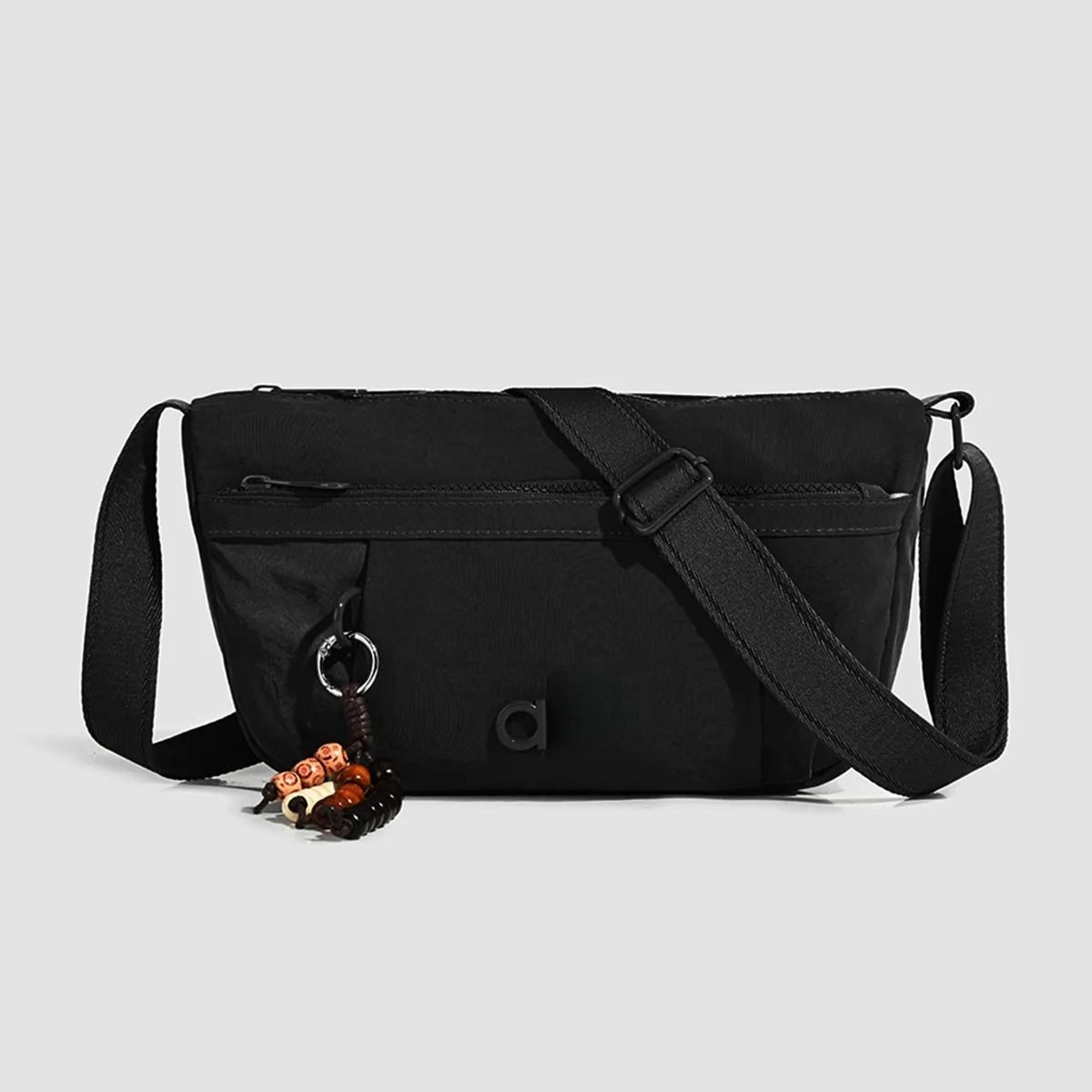 Ultra Light Nylon Crossbody Gym Bag With Multi Pocket Sling Design 1
