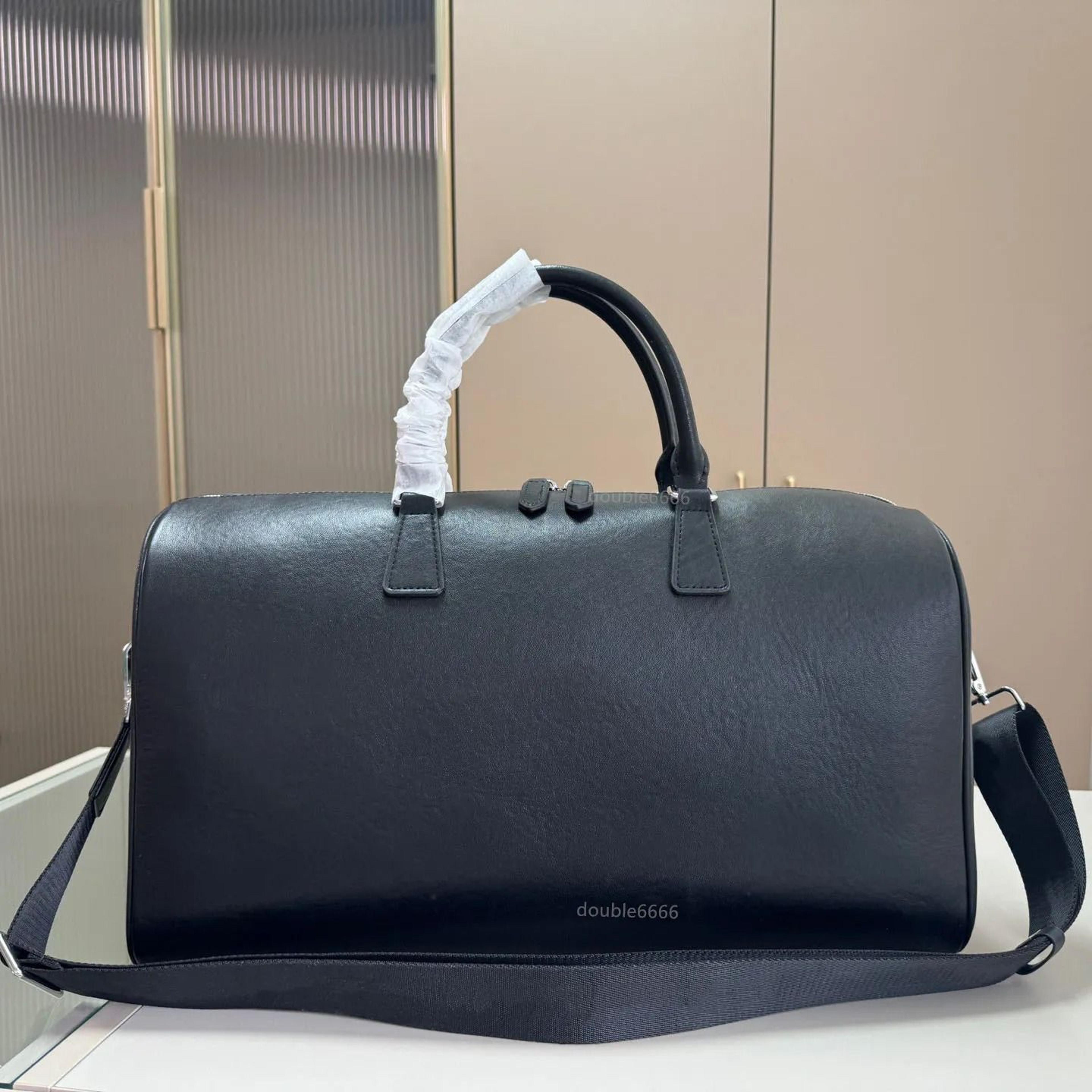 Genuine Cowhide Leather Travel Duffel Bag For Business And Weekend Trips 1