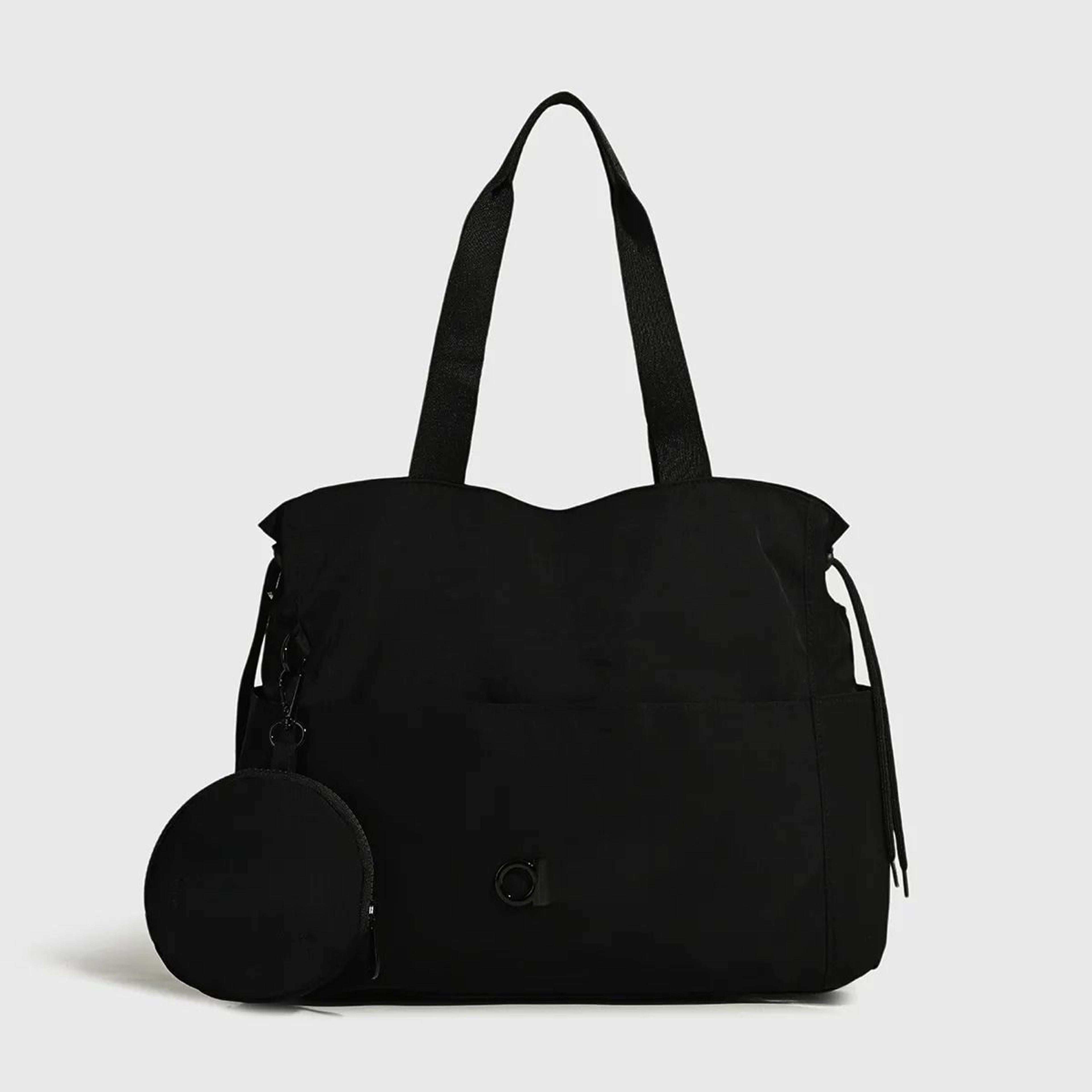Women Large Capacity Gym Yoga Tote With Detachable Pouch 1