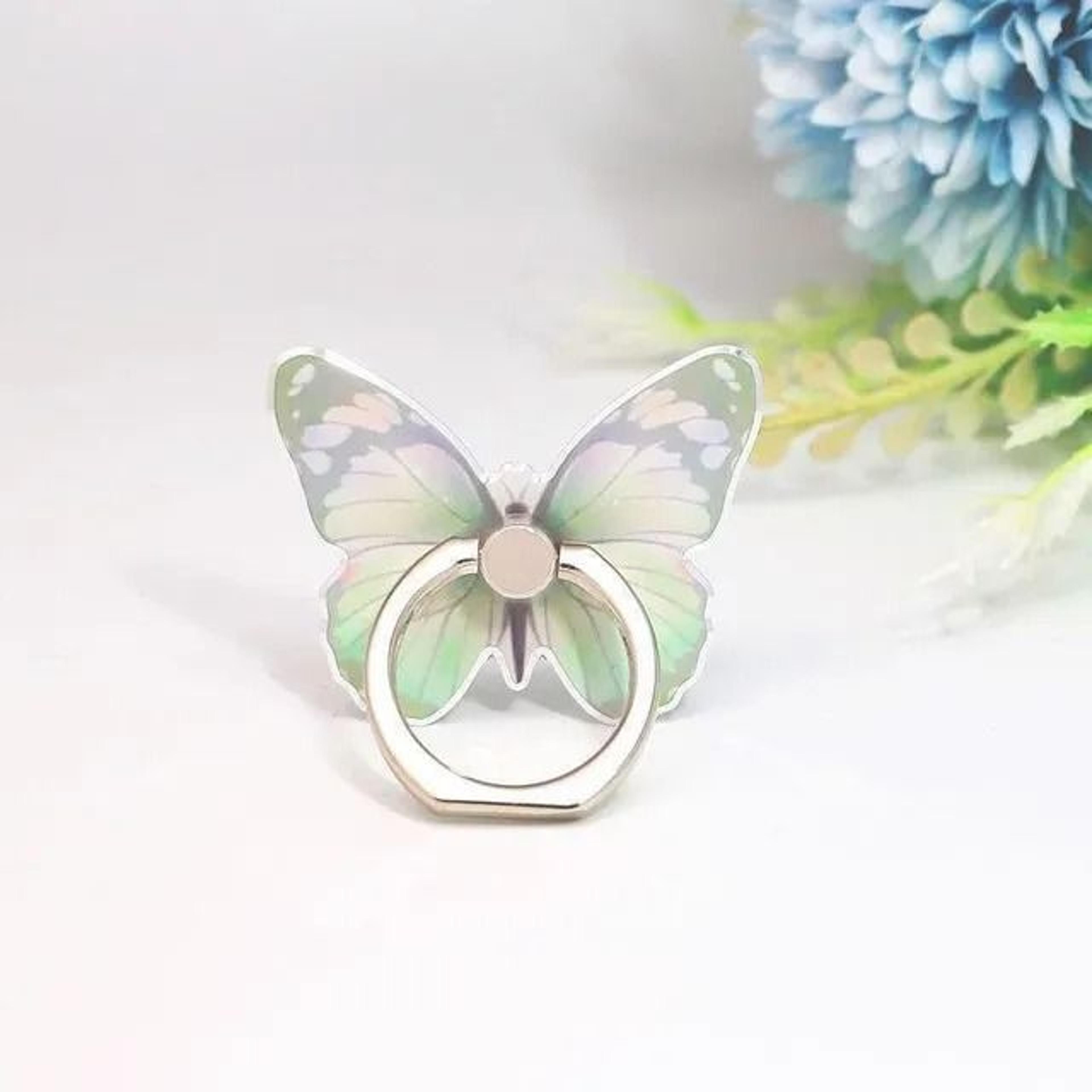 Butterfly Phone Ring Holder Universal Mobile Grip Stand 4