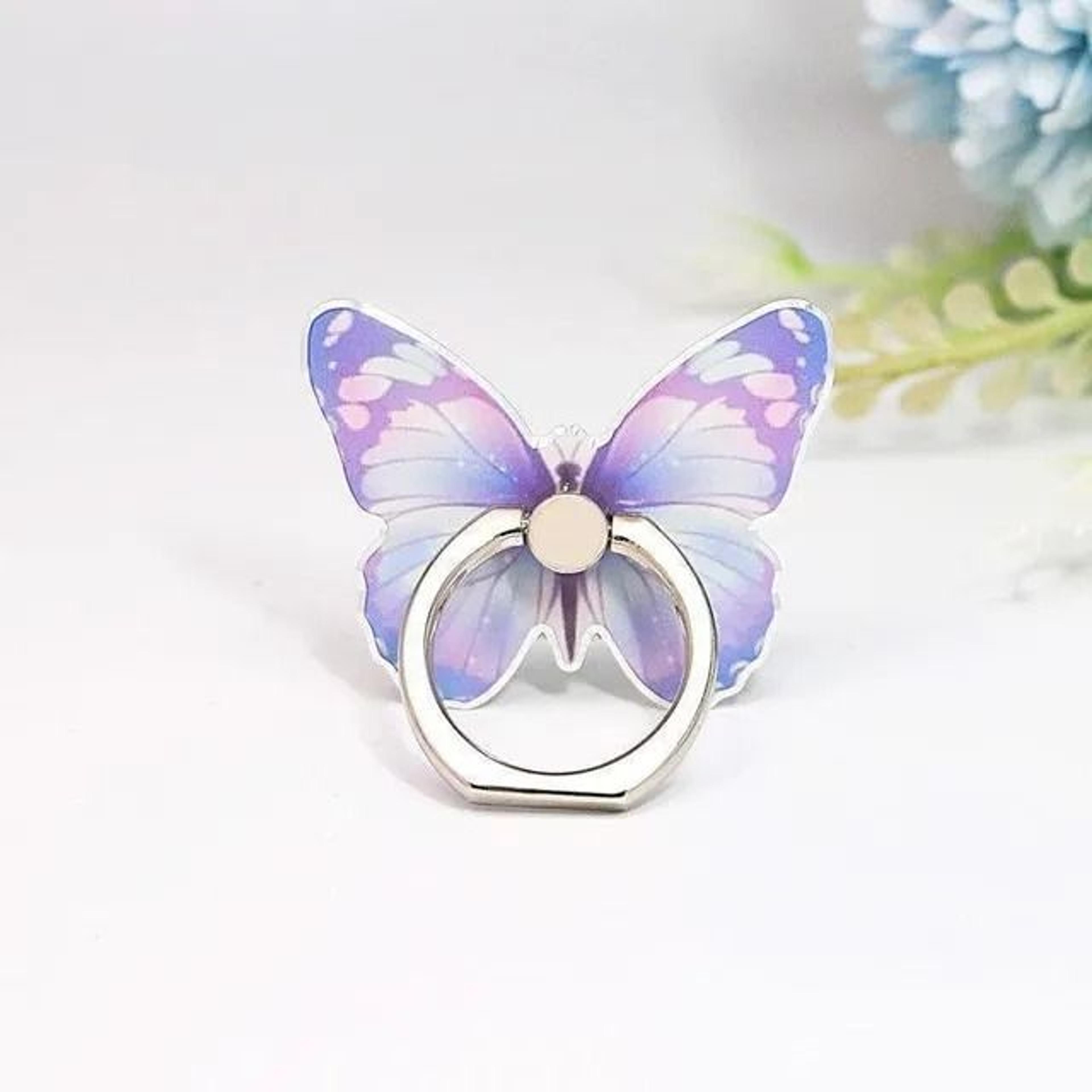 Butterfly Phone Ring Holder Universal Mobile Grip Stand 3
