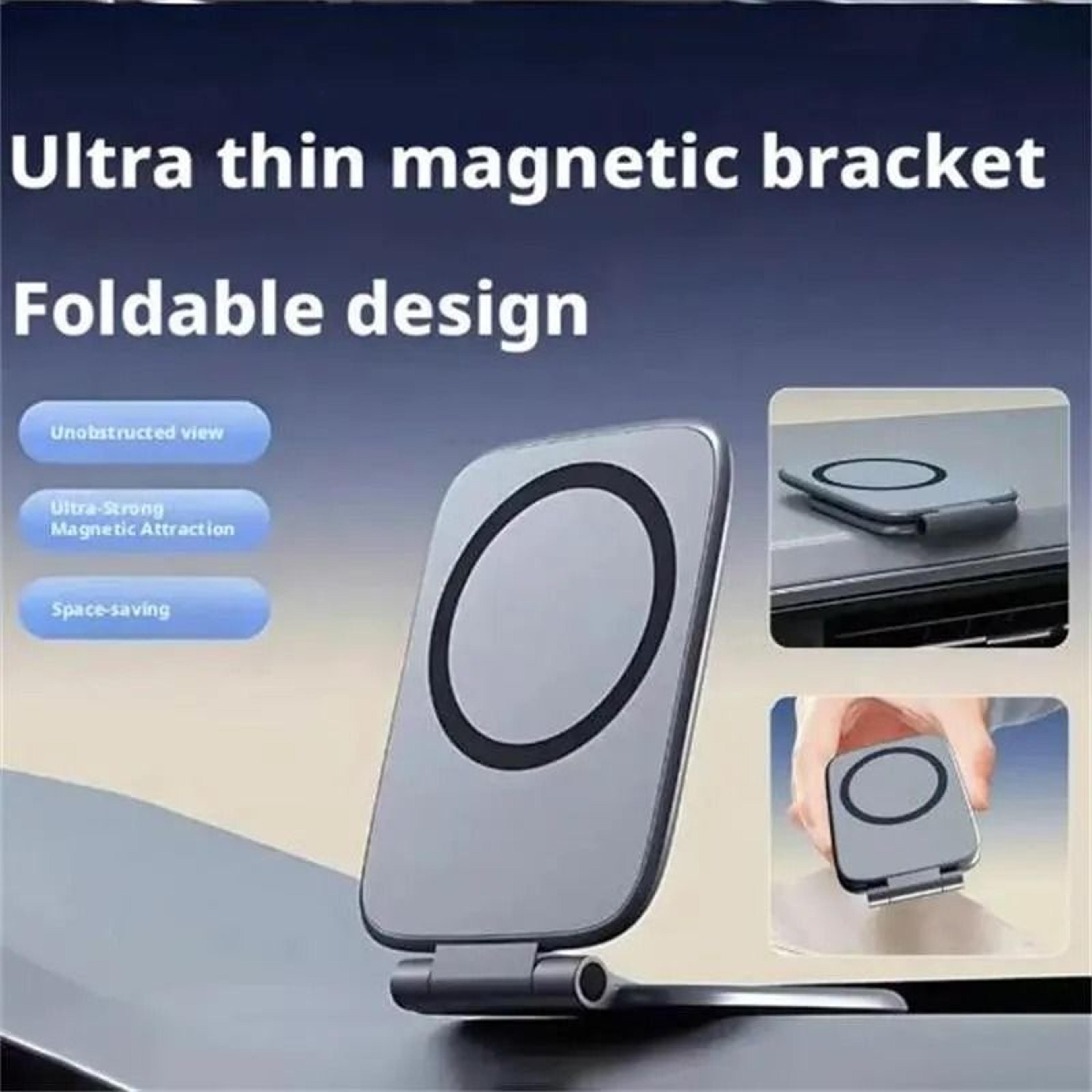 MagSafe Foldable Car Phone Holder Anti Shake Magnetic Navigation Mount 3