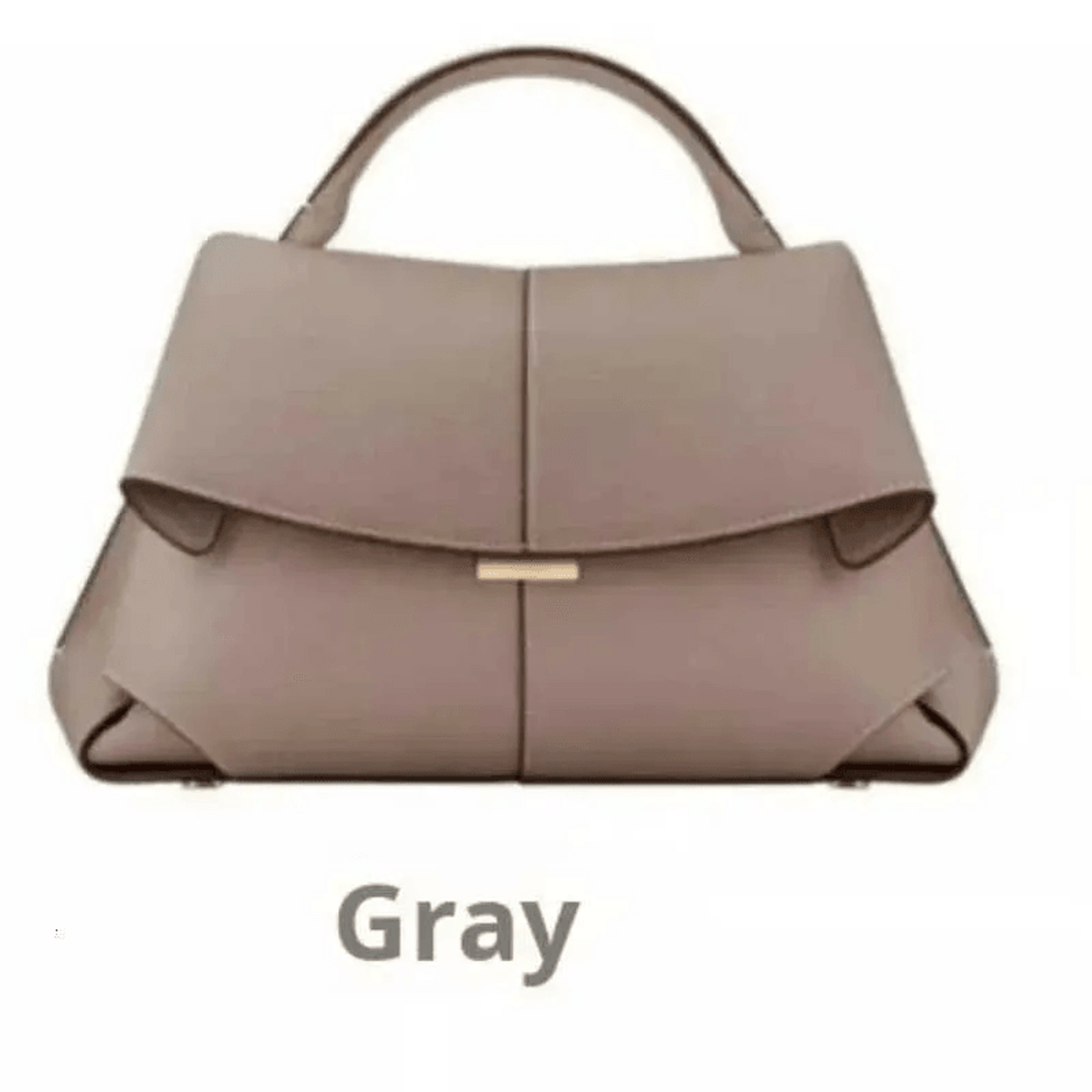 Pleated Leather Womens Handbag Fashion Shoulder Bag Elegant Everyday Purse 4