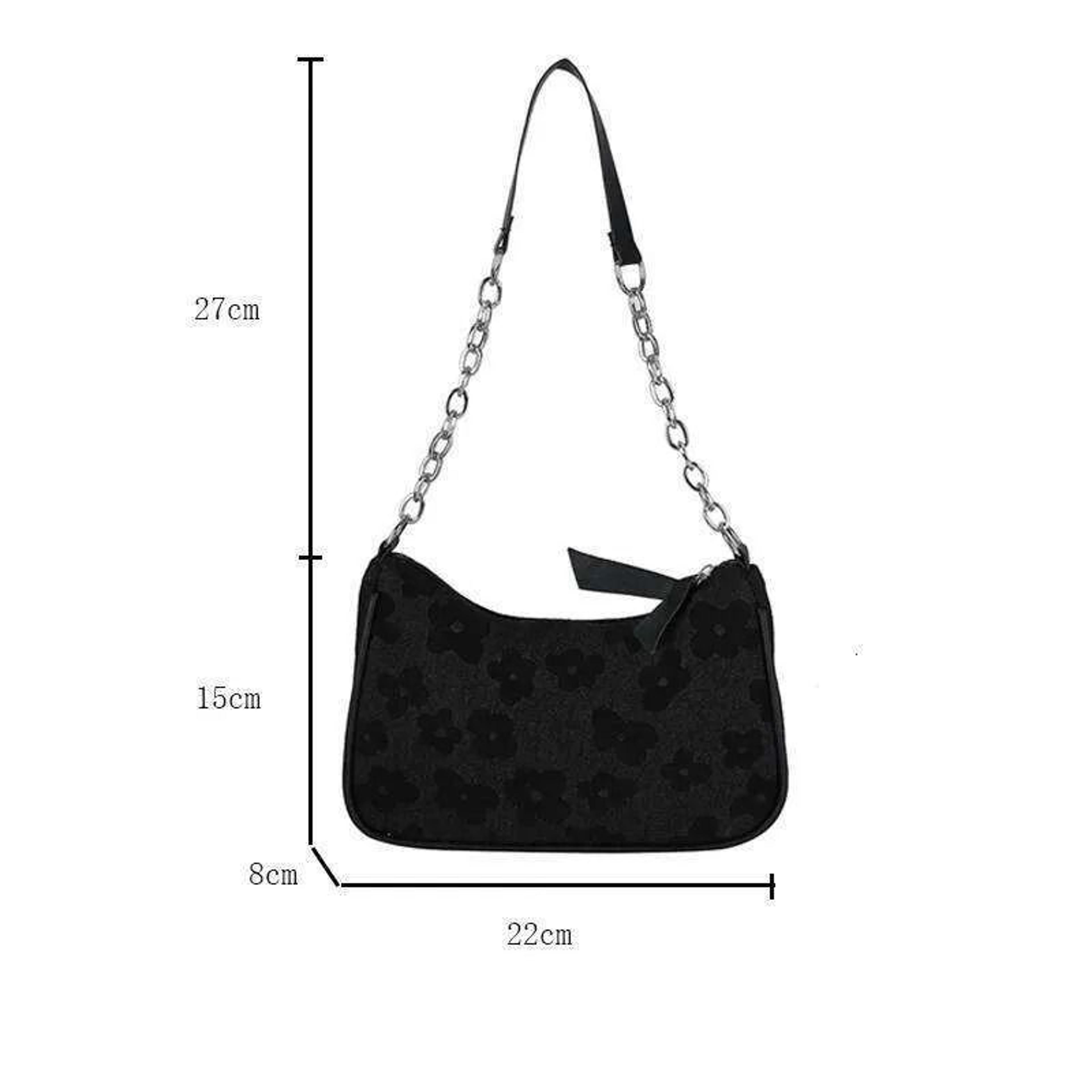 Felt Shoulder Underarm Bag Small Casual Crossbody Purse For Women 6