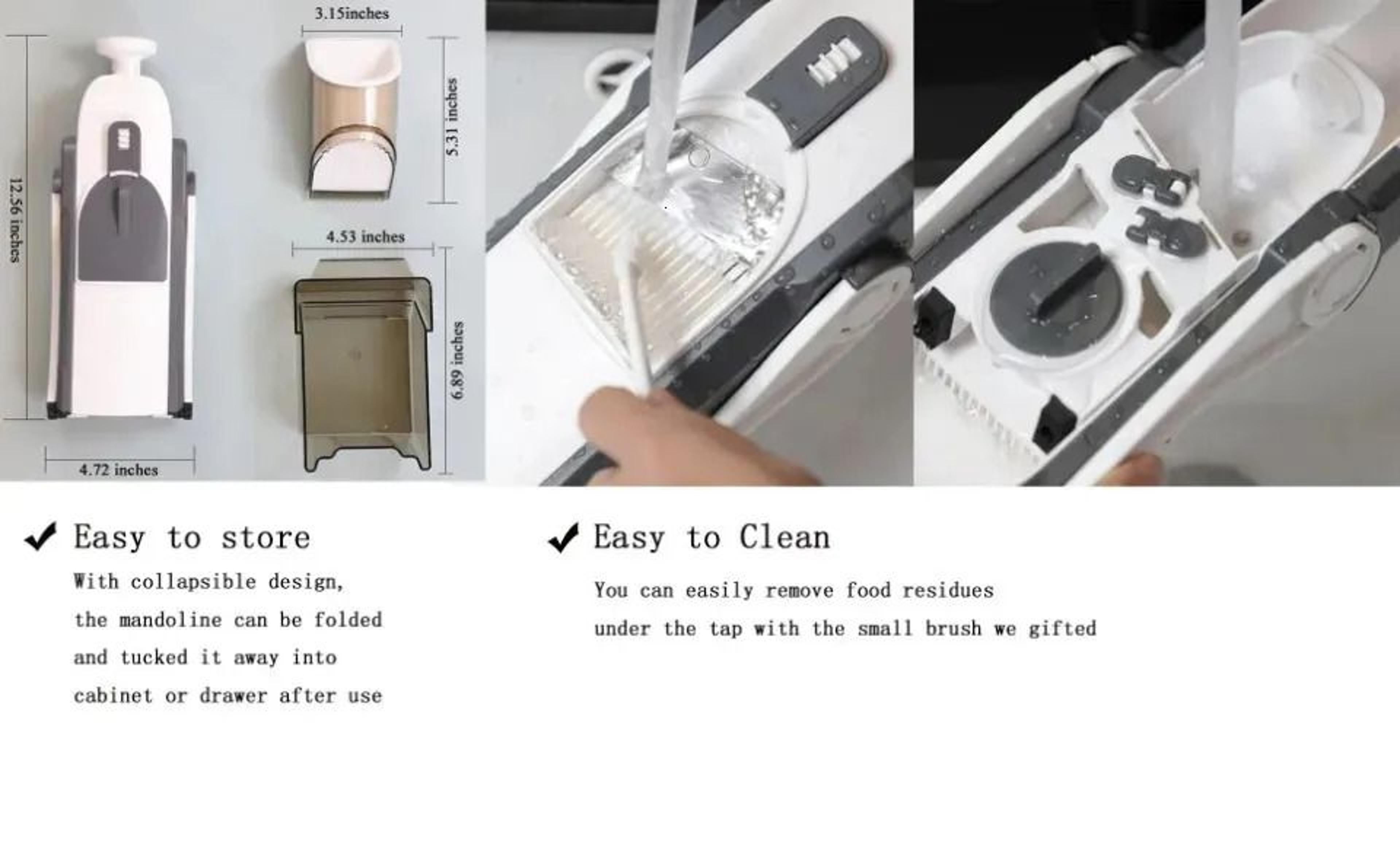 Manual Vegetable Cutter Slicer Safe Kitchen Chopper And Carrot Grater 0