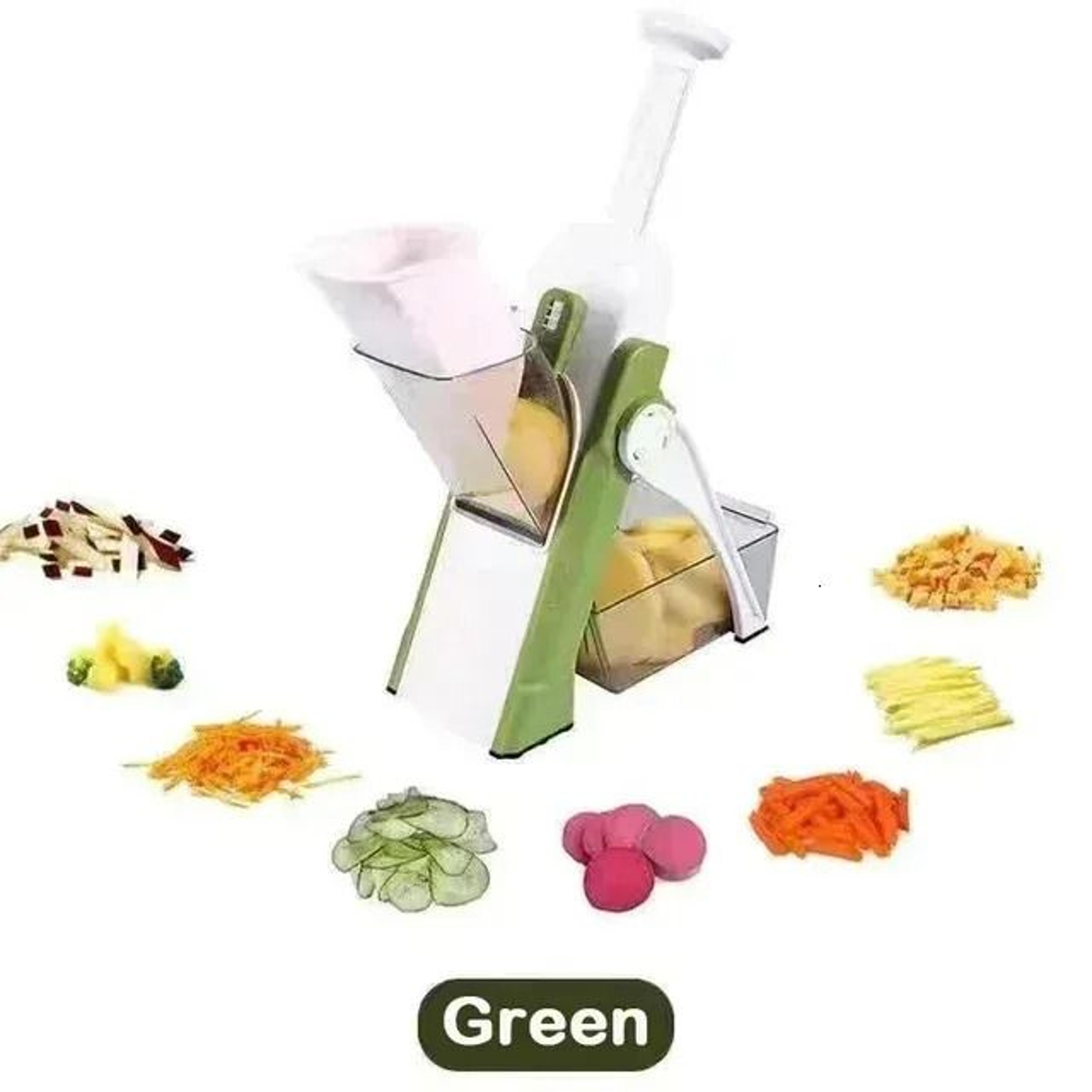 Manual Vegetable Cutter Slicer Safe Kitchen Chopper And Carrot Grater 4