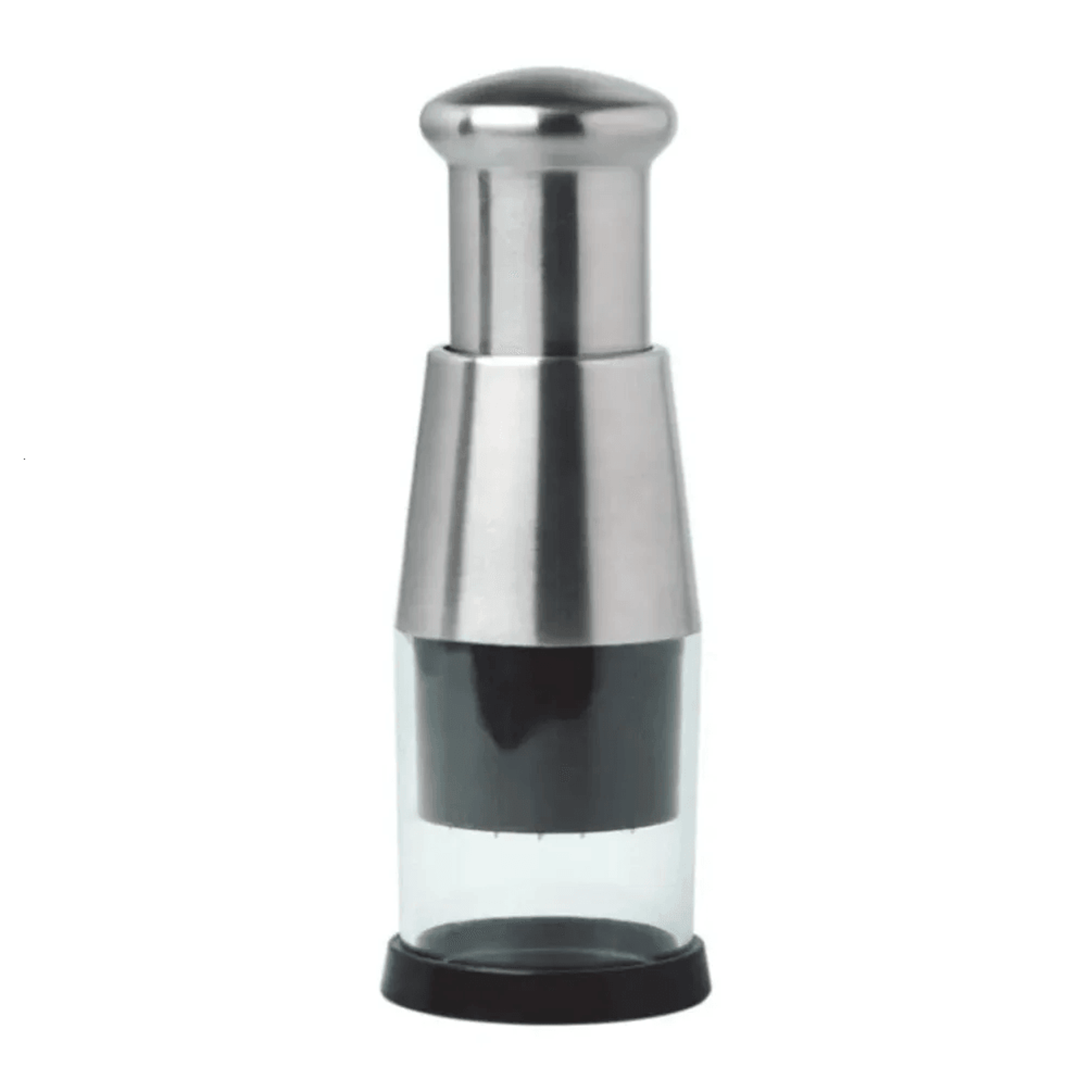 stainless steel manual hand chopper for garlic ginger herbs