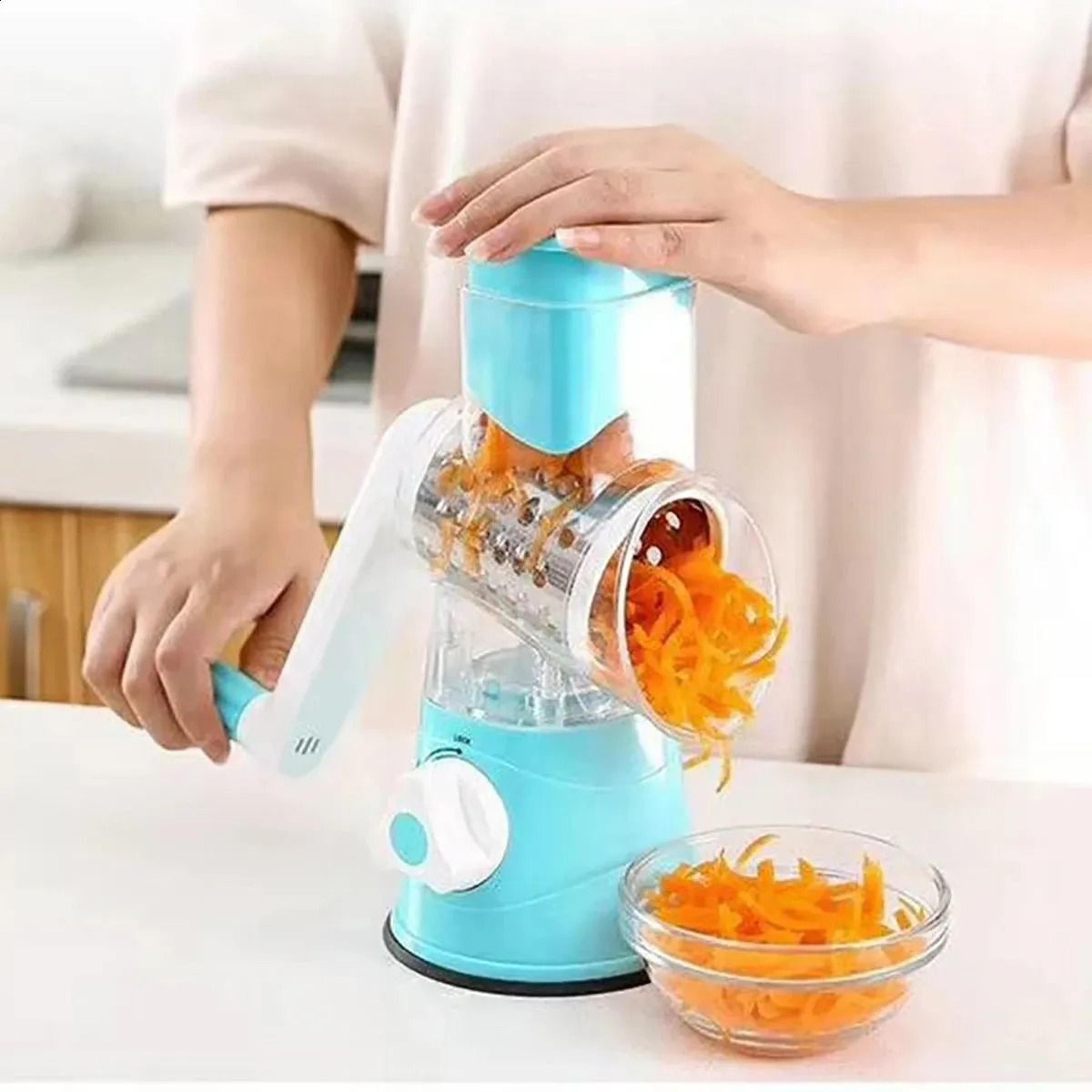 Manual Rotary Vegetable Slicer Drum Cheese Grater 5