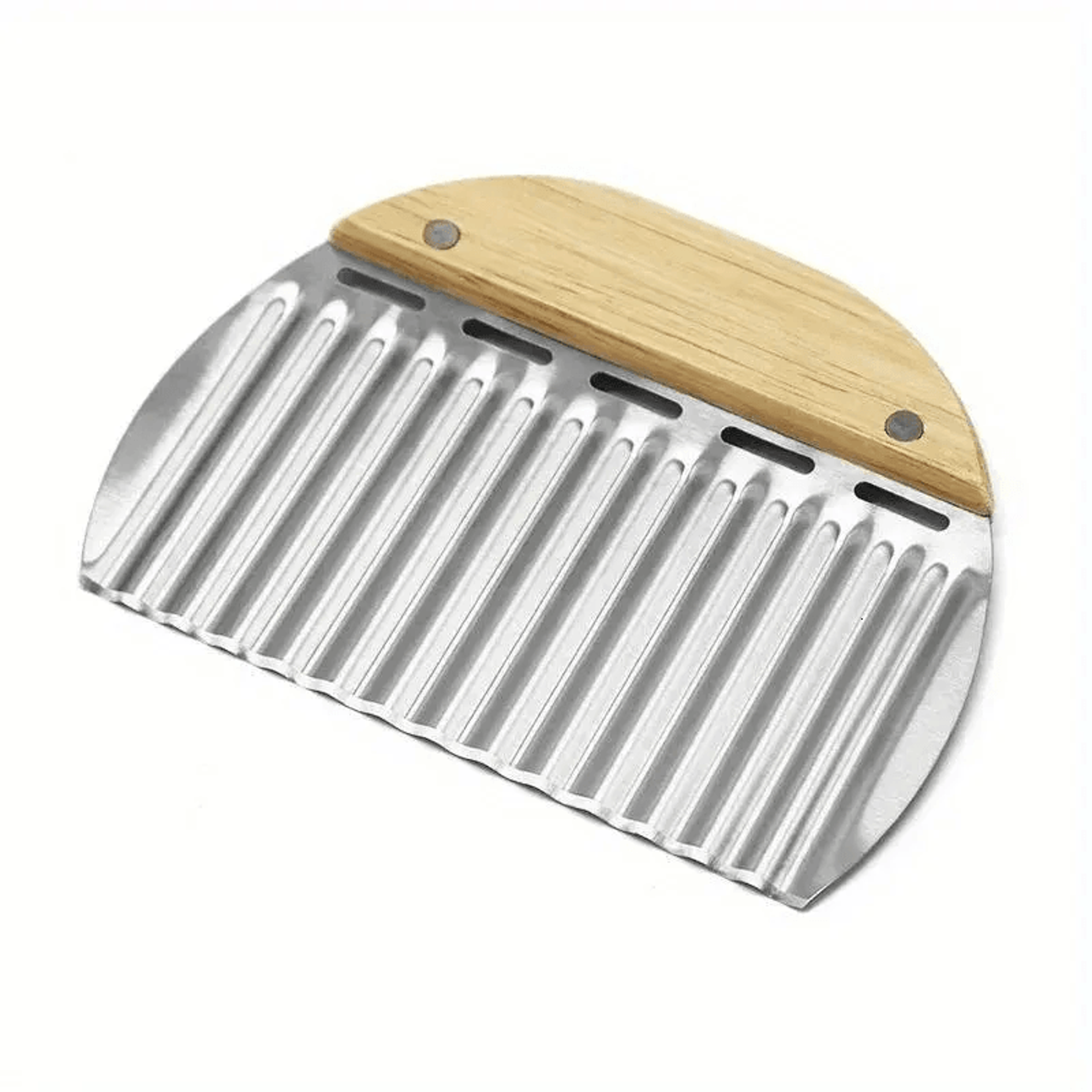 Stainless Steel French Fry Cutter Crinkle Potato Slicer 1