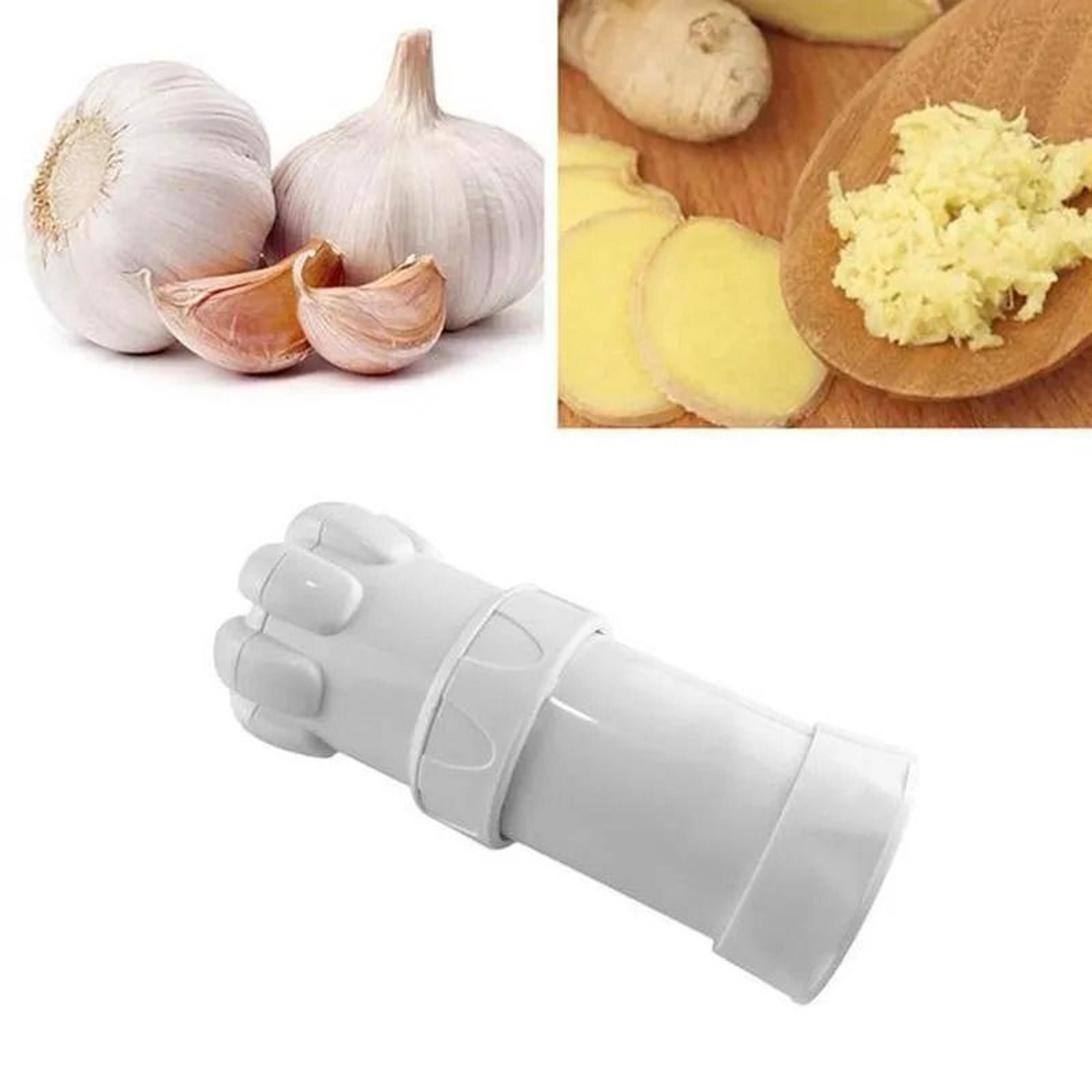 Ceramic Garlic Press Multi Function Garlic Chopper And Slicer 4