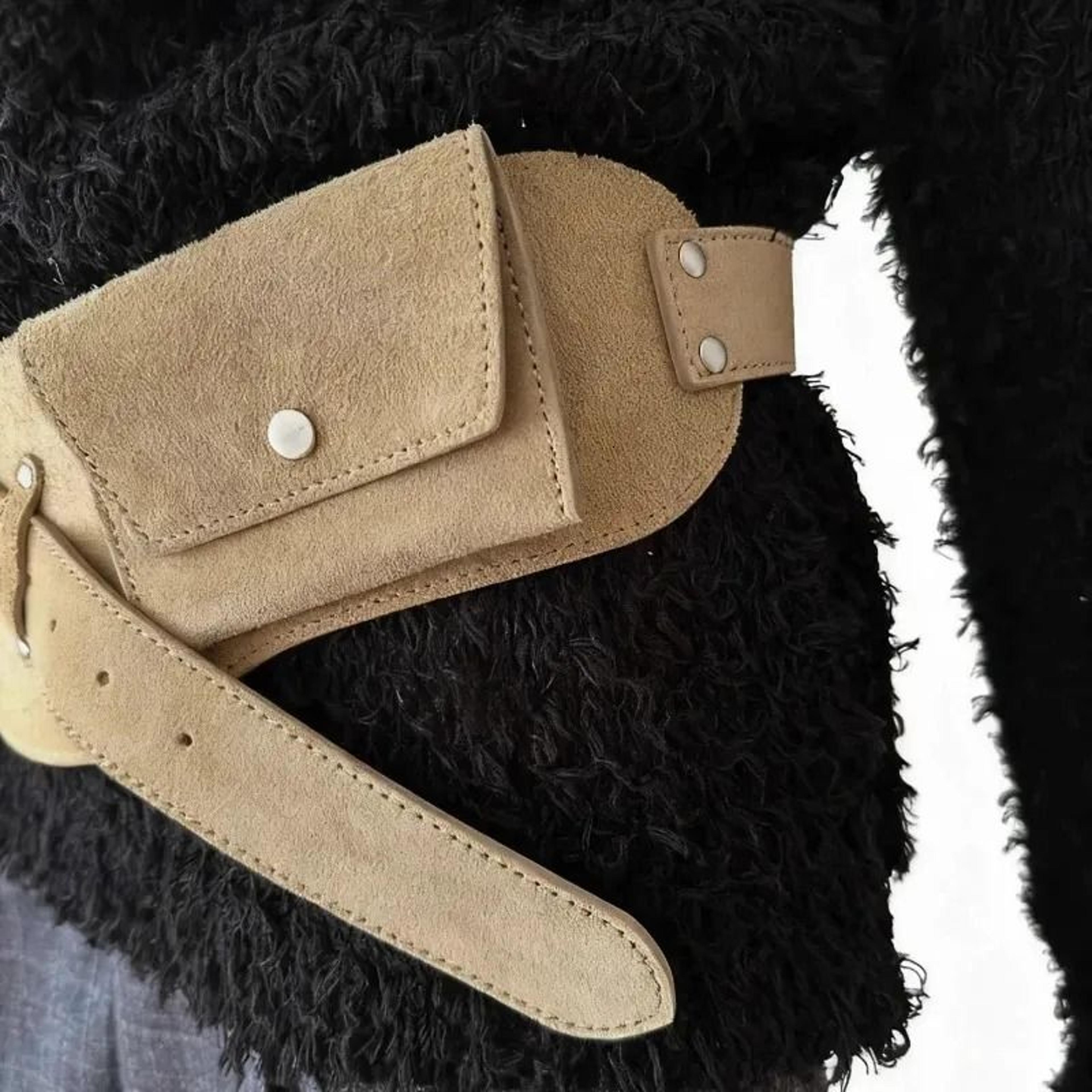 Vintage Waist Bag For Women Korean Streetwear Wide Belt Bag 1