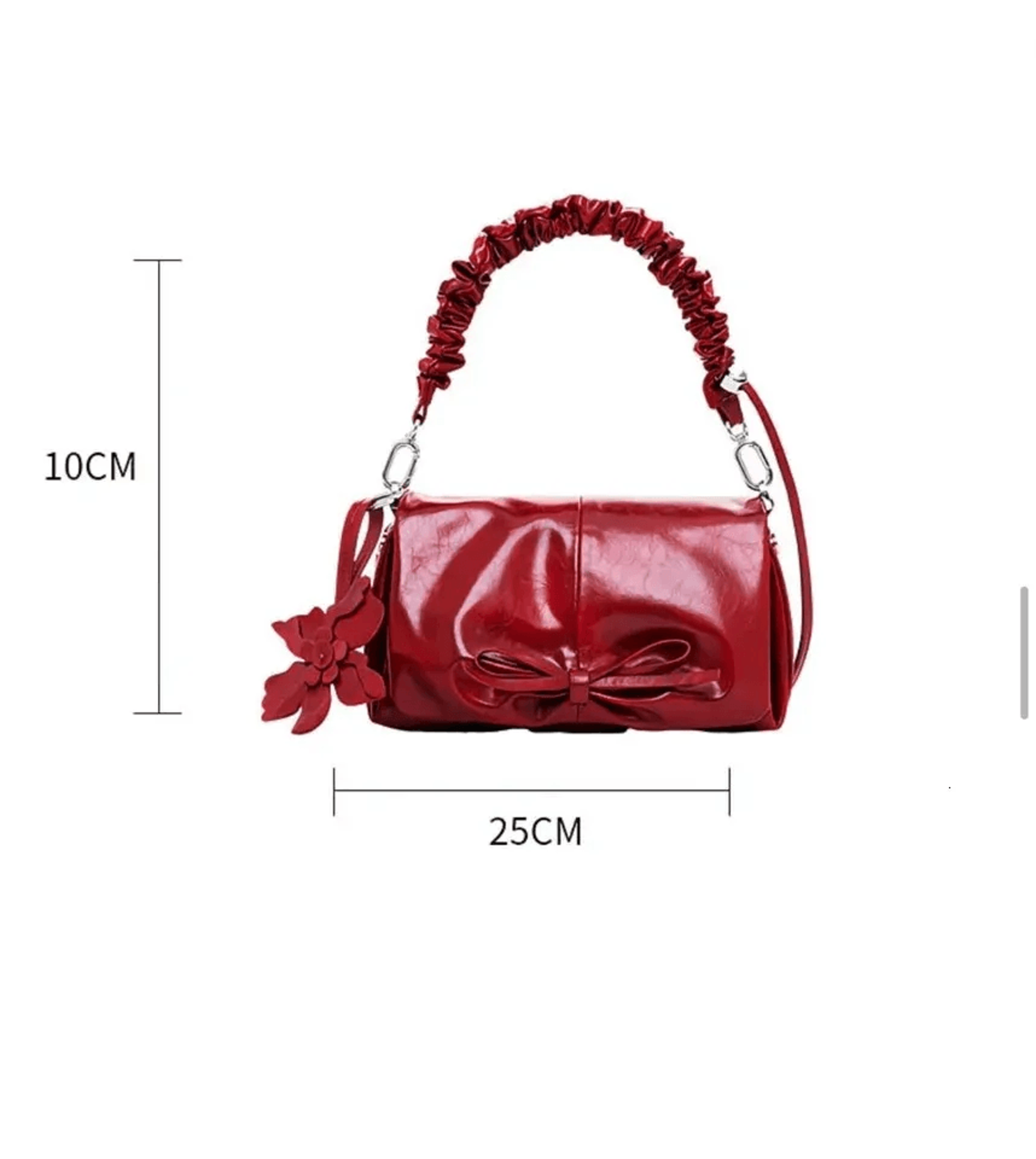Spanish Style Floral Leather Crossbody Bag For Women With Top Handle 1