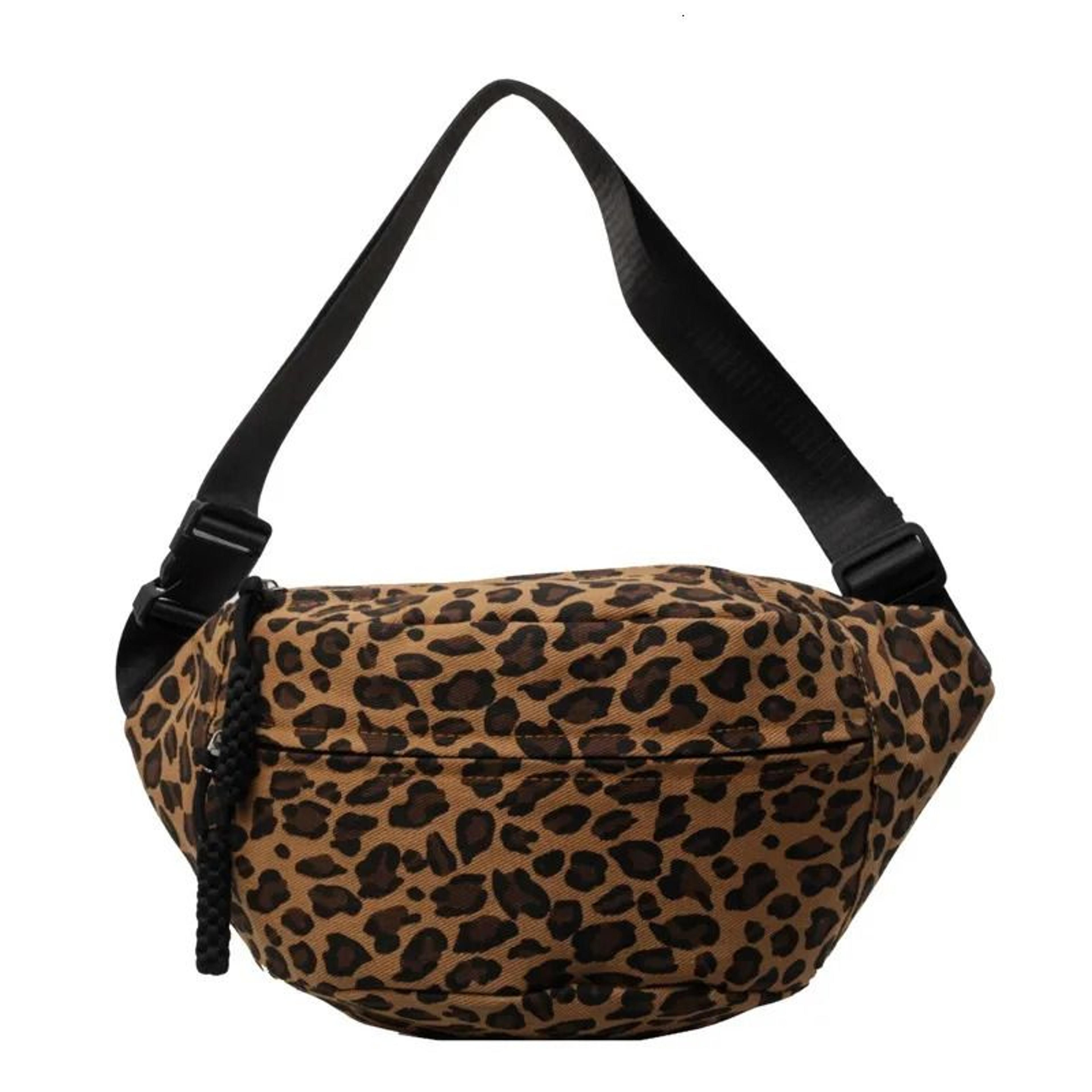 Leopard Print Dumpling Bag Womens Crossbody Shoulder Underarm Purse 3