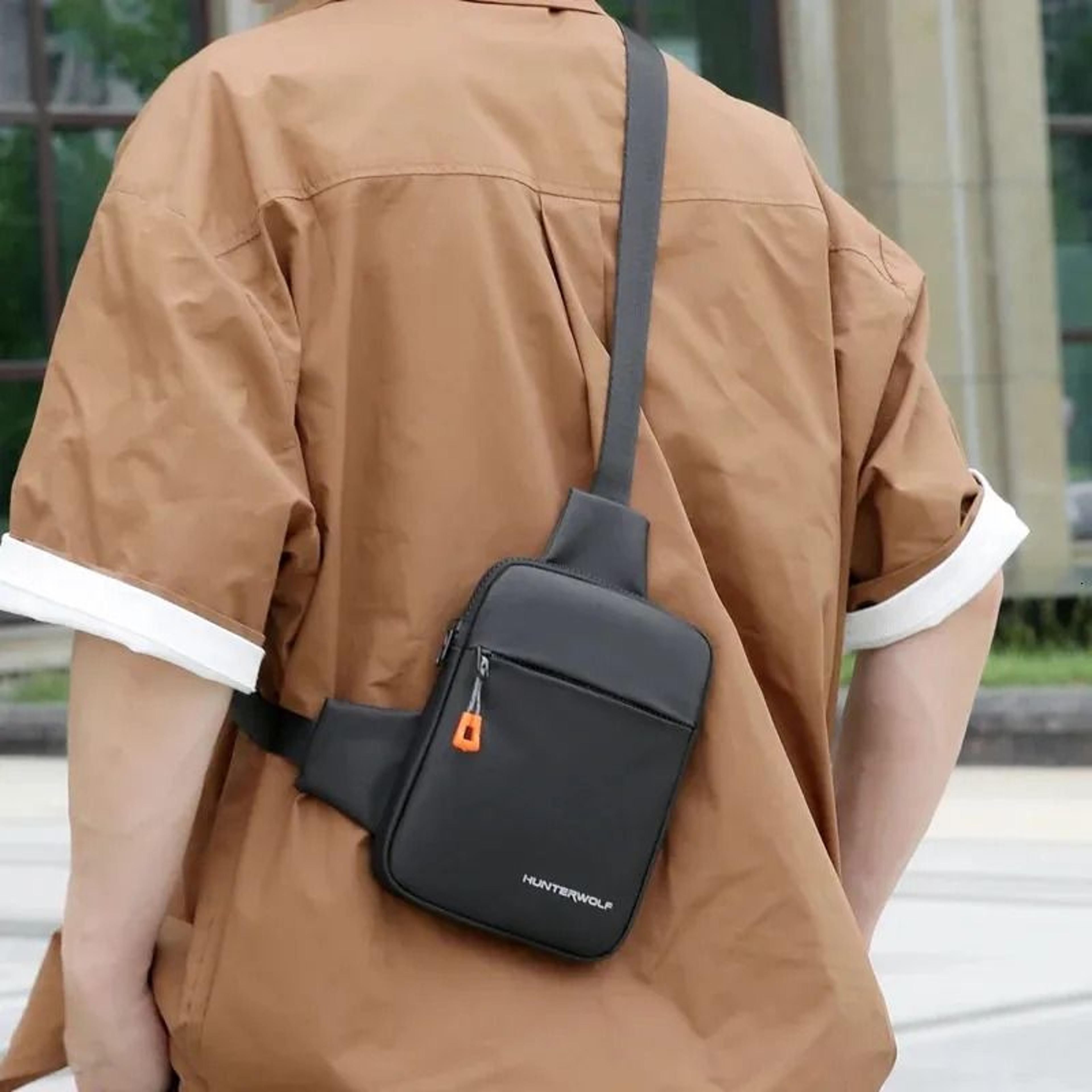 Multi Functional Mens Chest Bag Lightweight Crossbody Sling Bag For Travel Running And Cycling 4