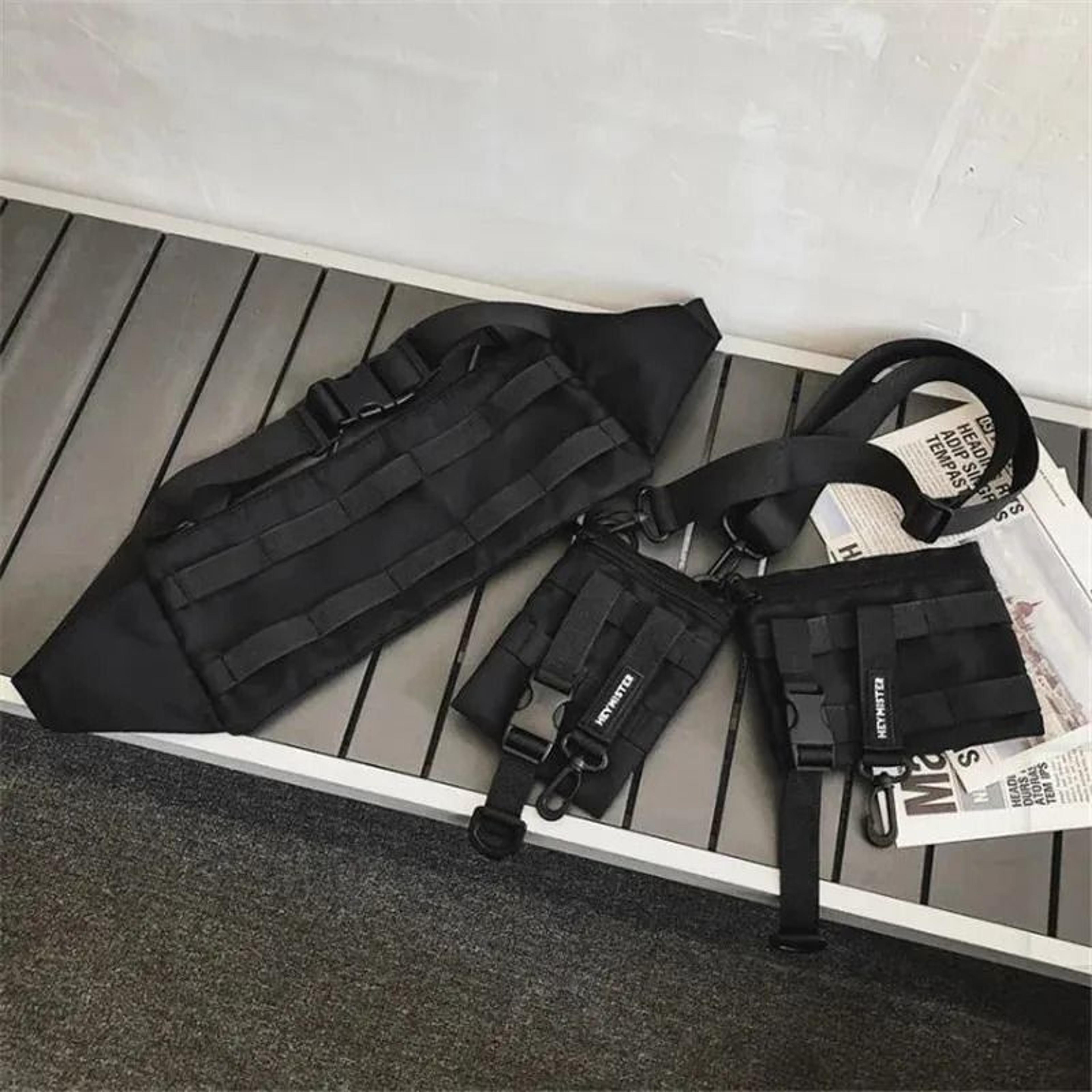 Tactical Crossbody Chest Bag Waterproof Detachable Techwear Waist Pack 1