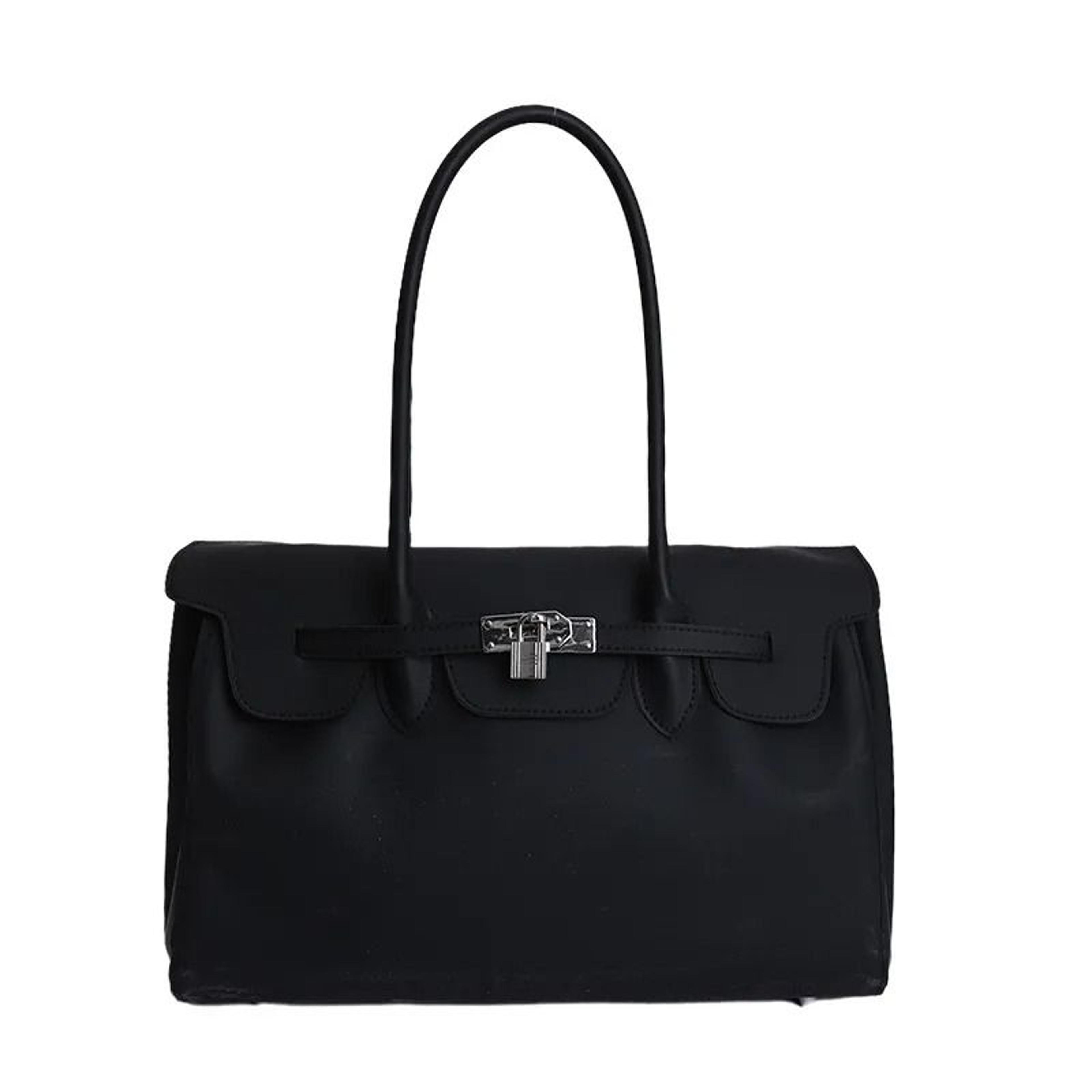 Jelly Tote Bag Large Capacity Womens Shoulder Bag For Commuting 1