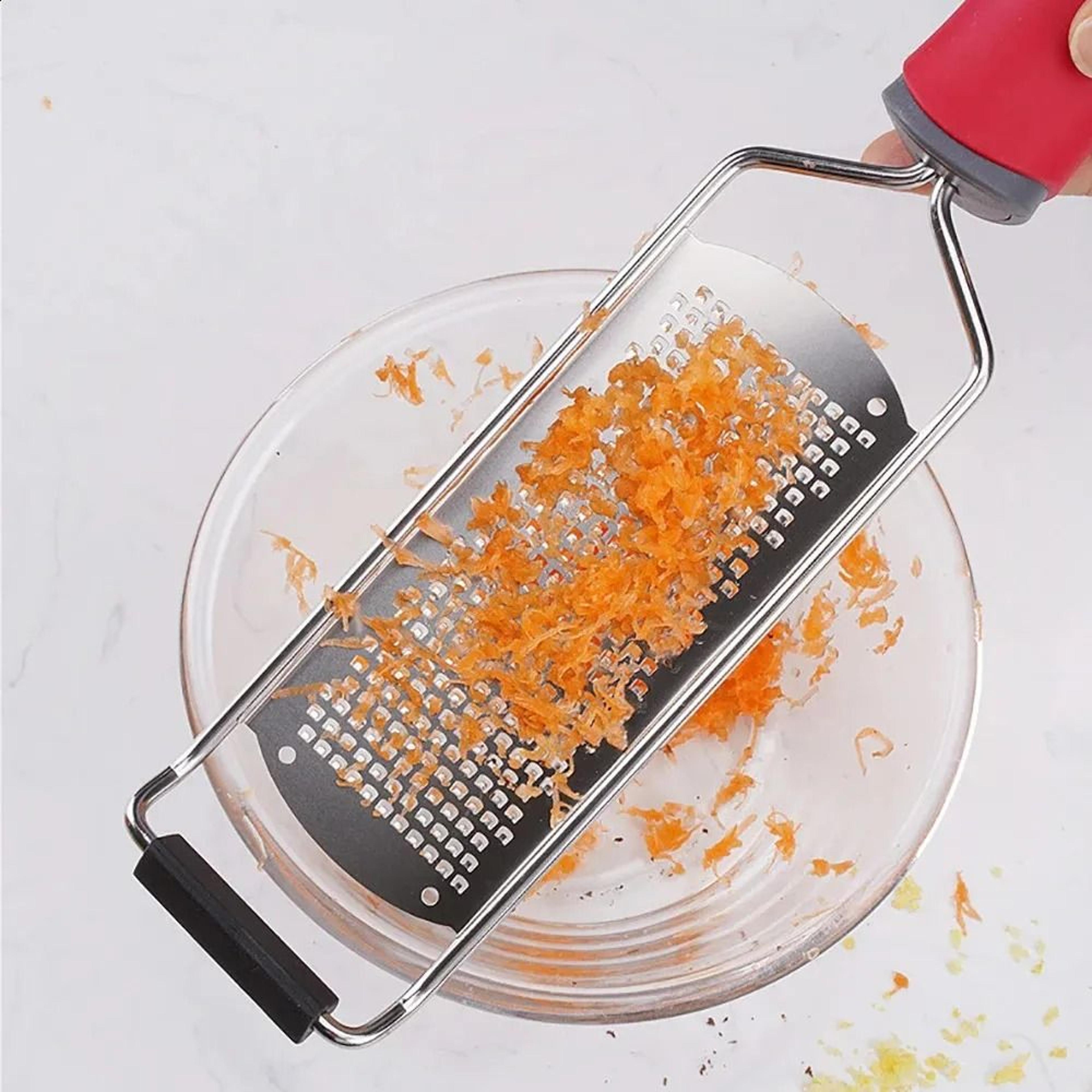 manual cheese shaver and kitchen grater with long handle vegetable slicer