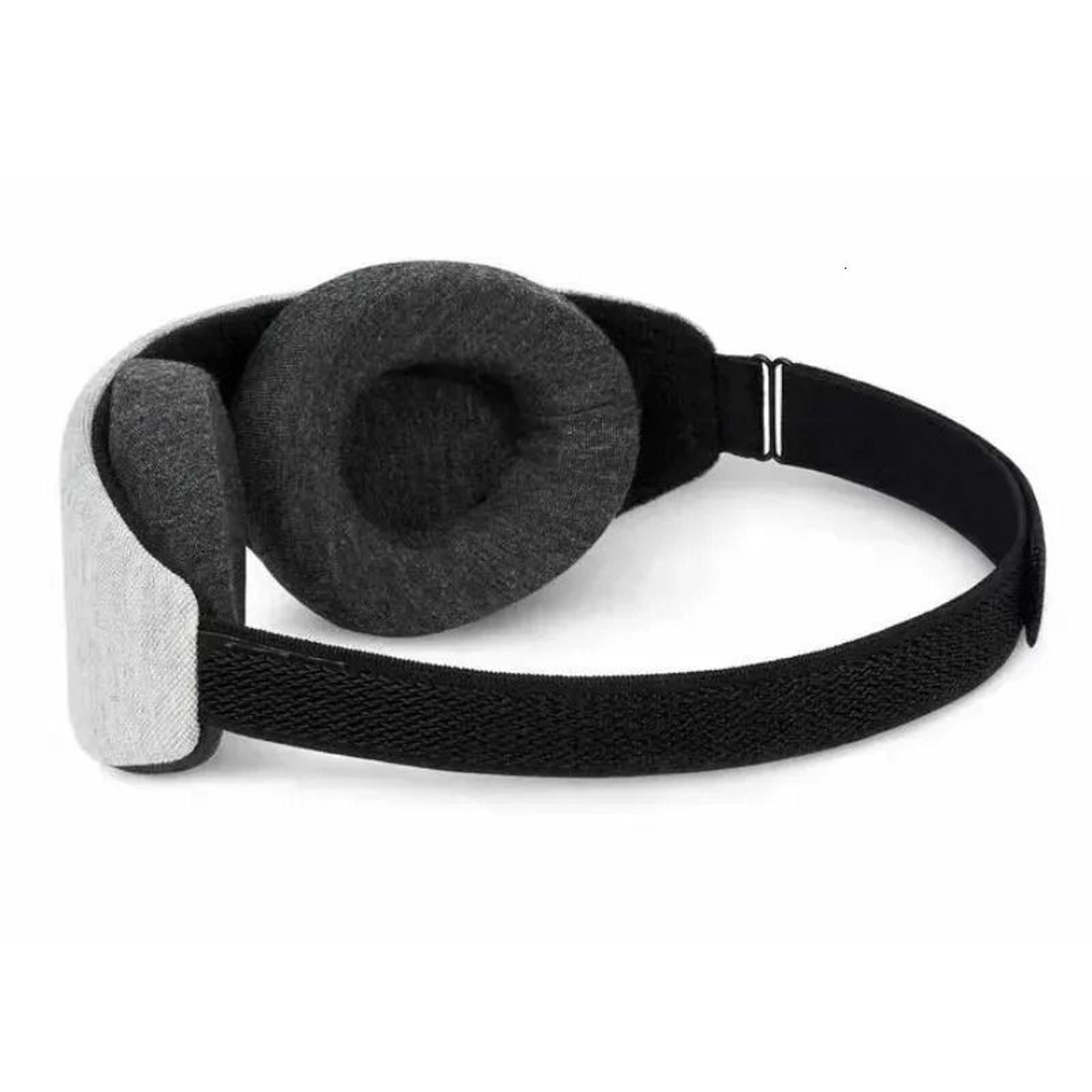 blackout sleep mask with weighted eye cover for travel and rest