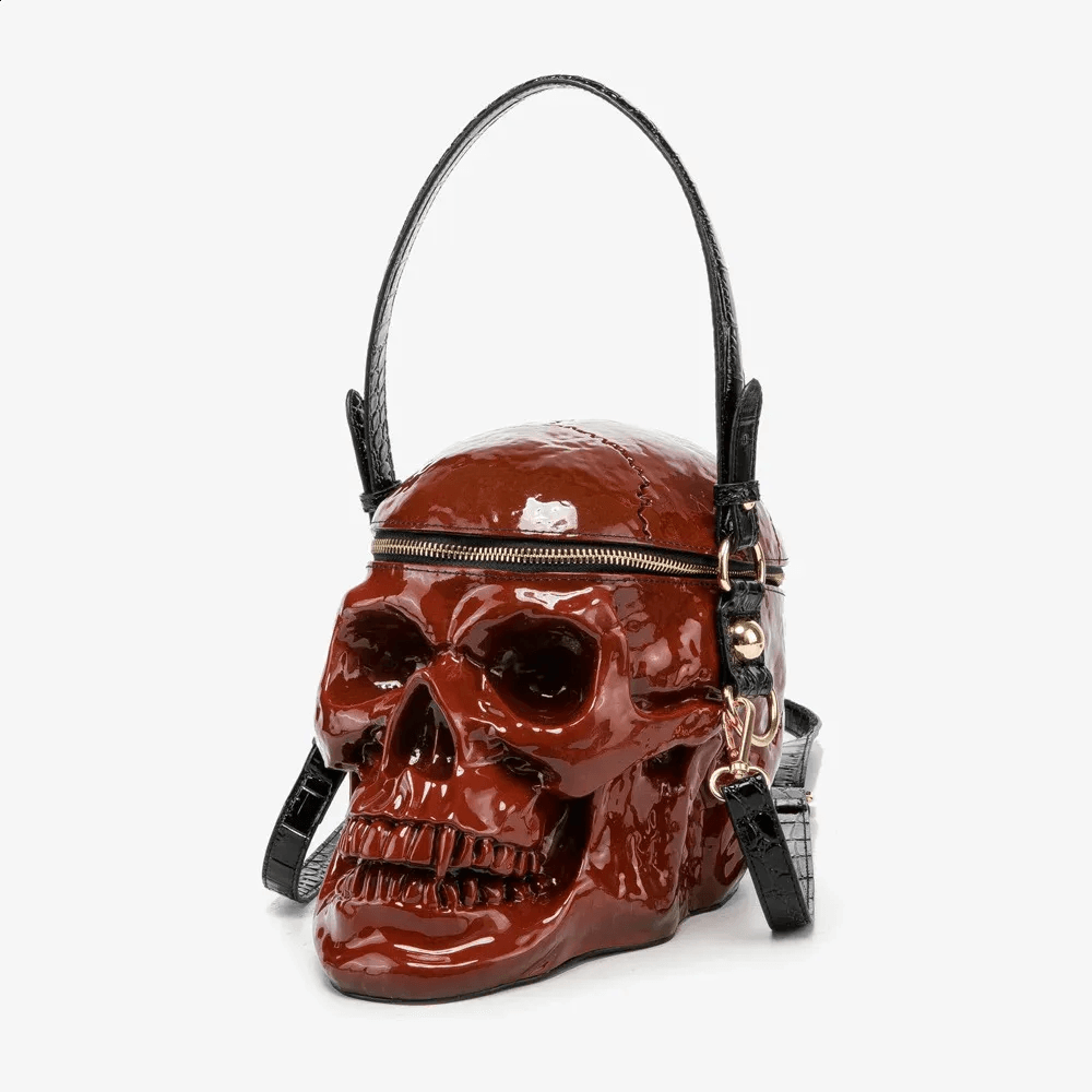 alien skull crossbody shoulder bag for women halloween style