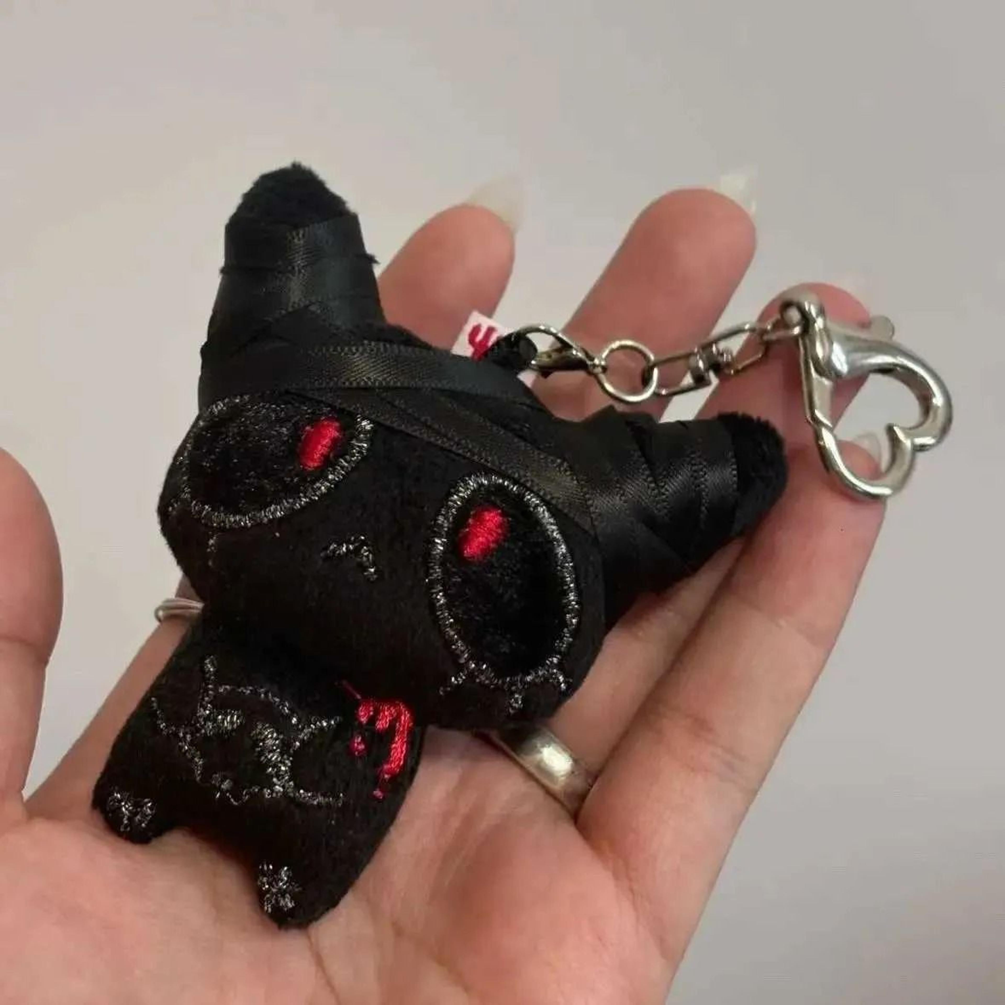 halloween bloody plush keychain gothic horror monster bag pendant