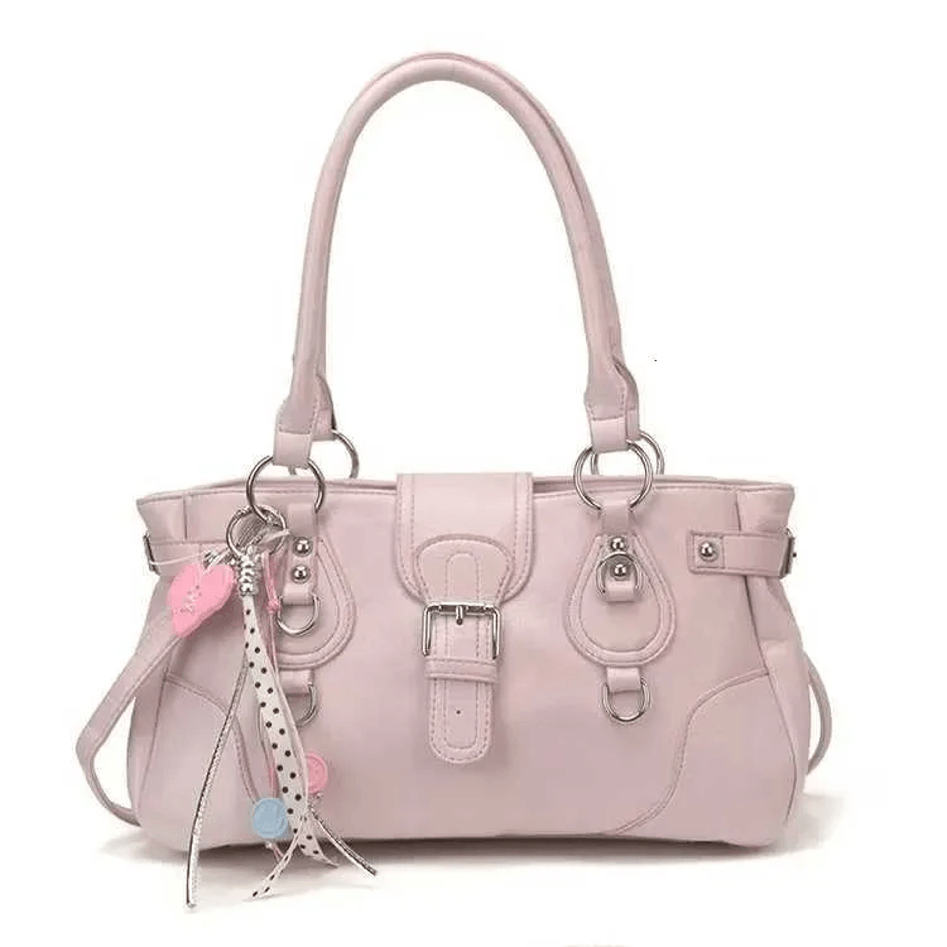 leather underarm shoulder bag with large capacity