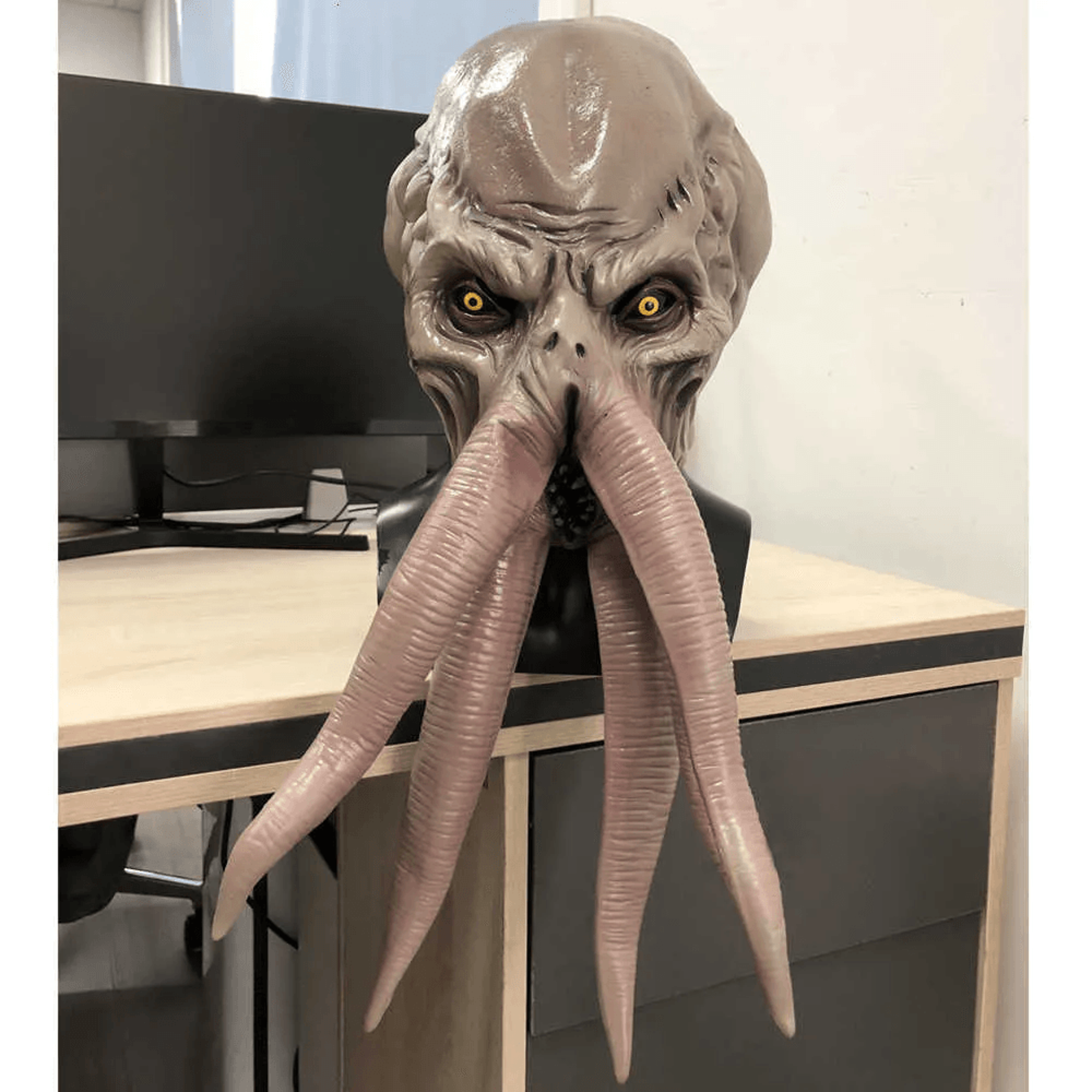 mind flayer latex cosplay mask for halloween parties