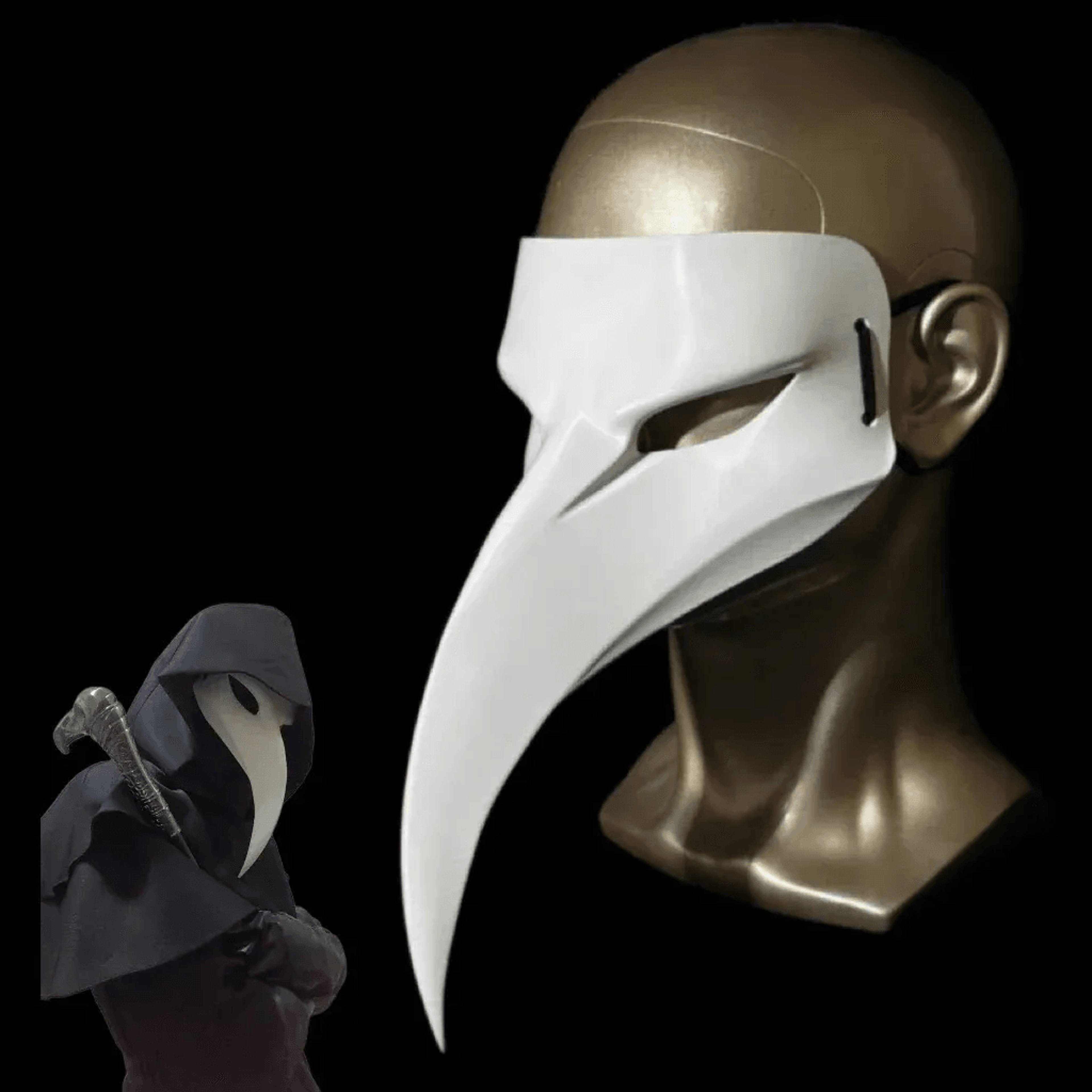 plague doctor schnabel mask for masquerade halloween and cosplay