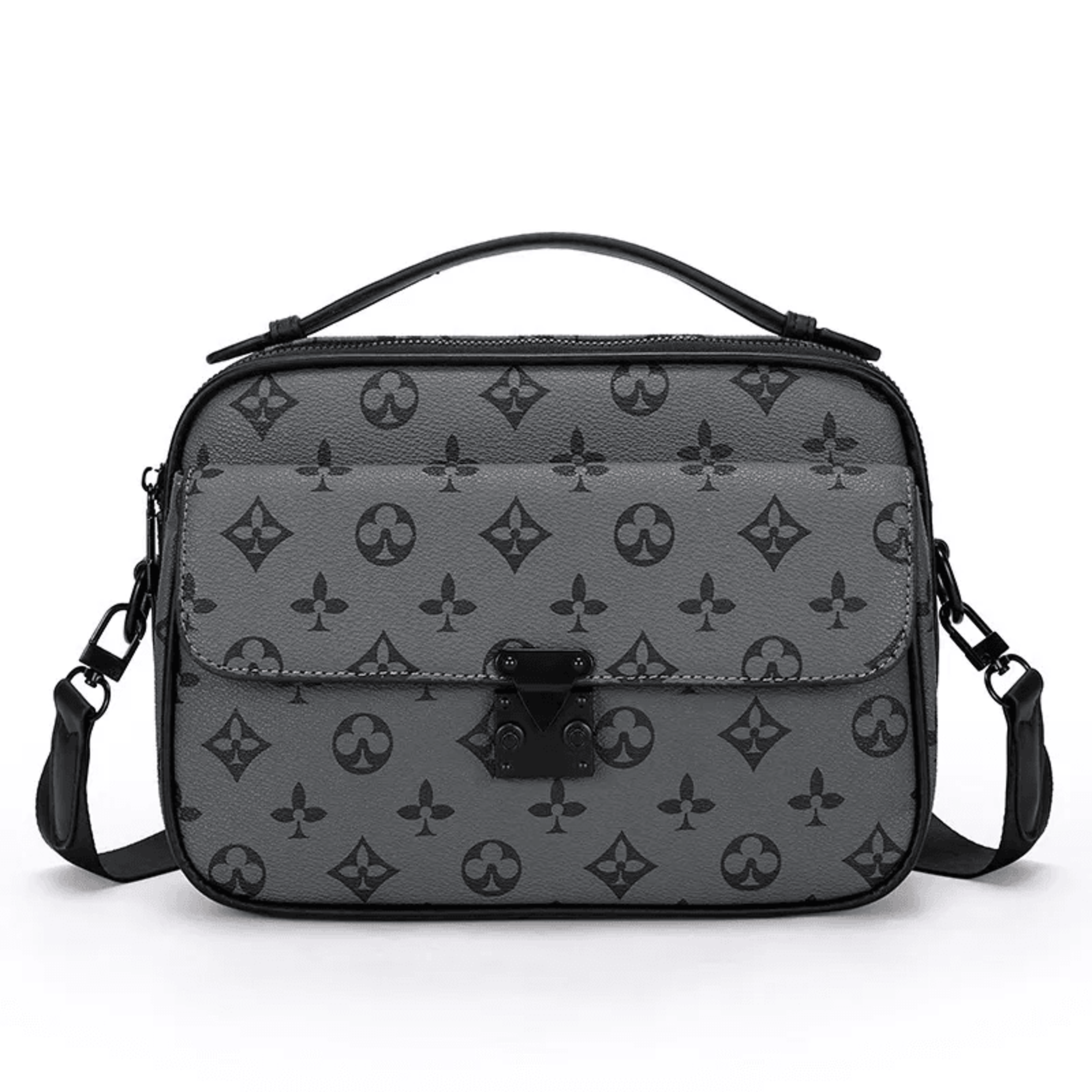 messenger bag with crossbody shoulder and top handle carry