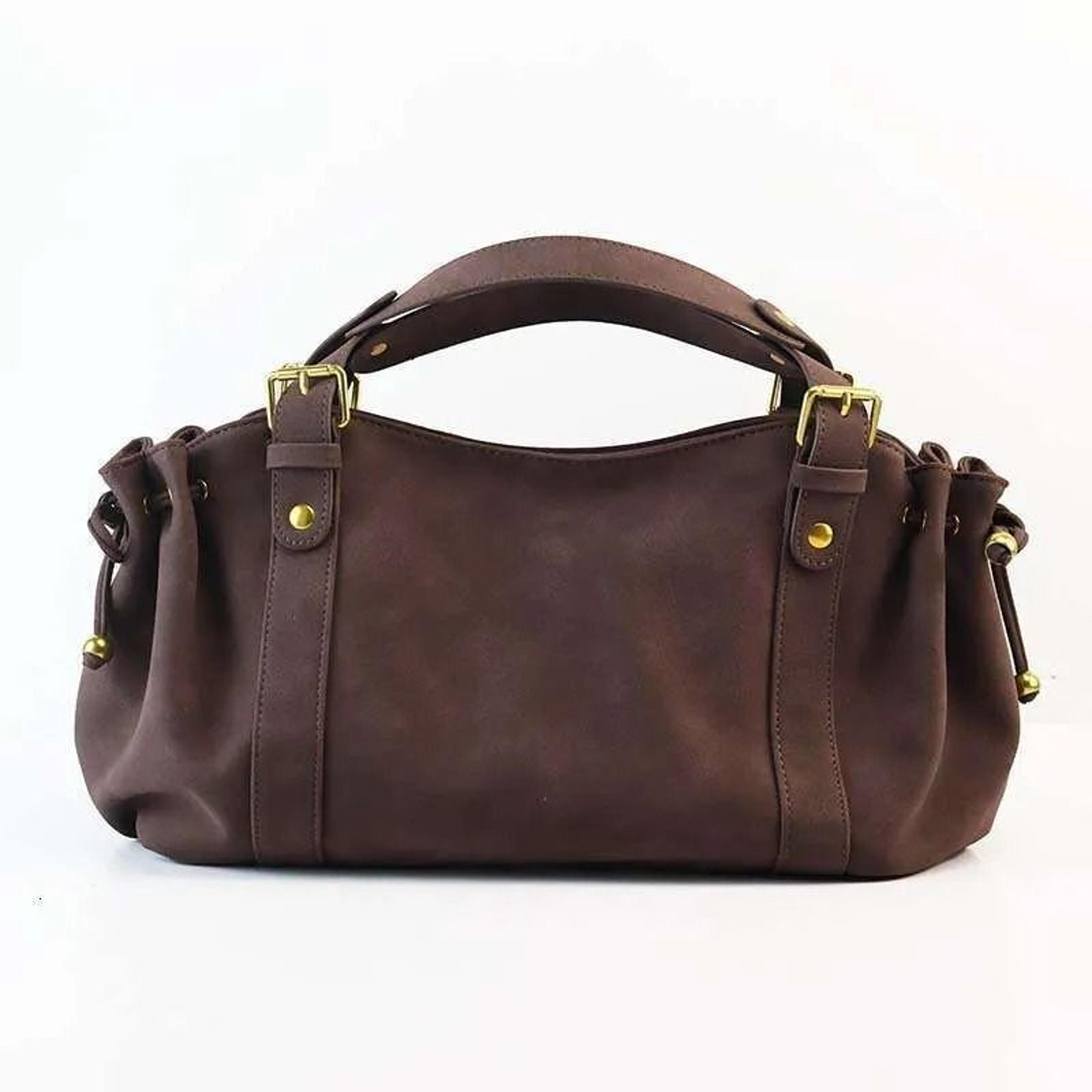 women printed handbag with convertible shoulder and crossbody style