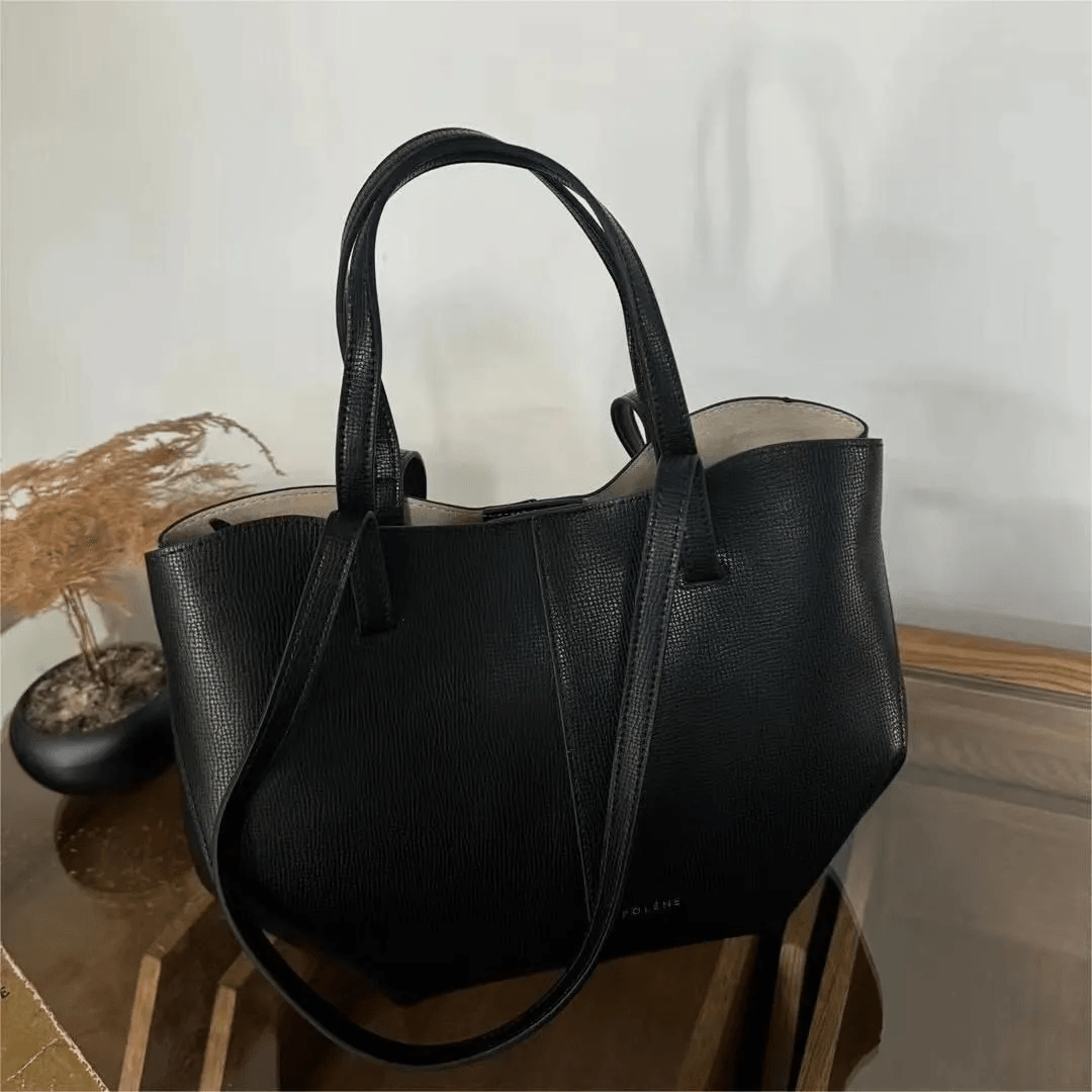french retro wing tote bag for women cloud style shoulder shopping and commuter handbag