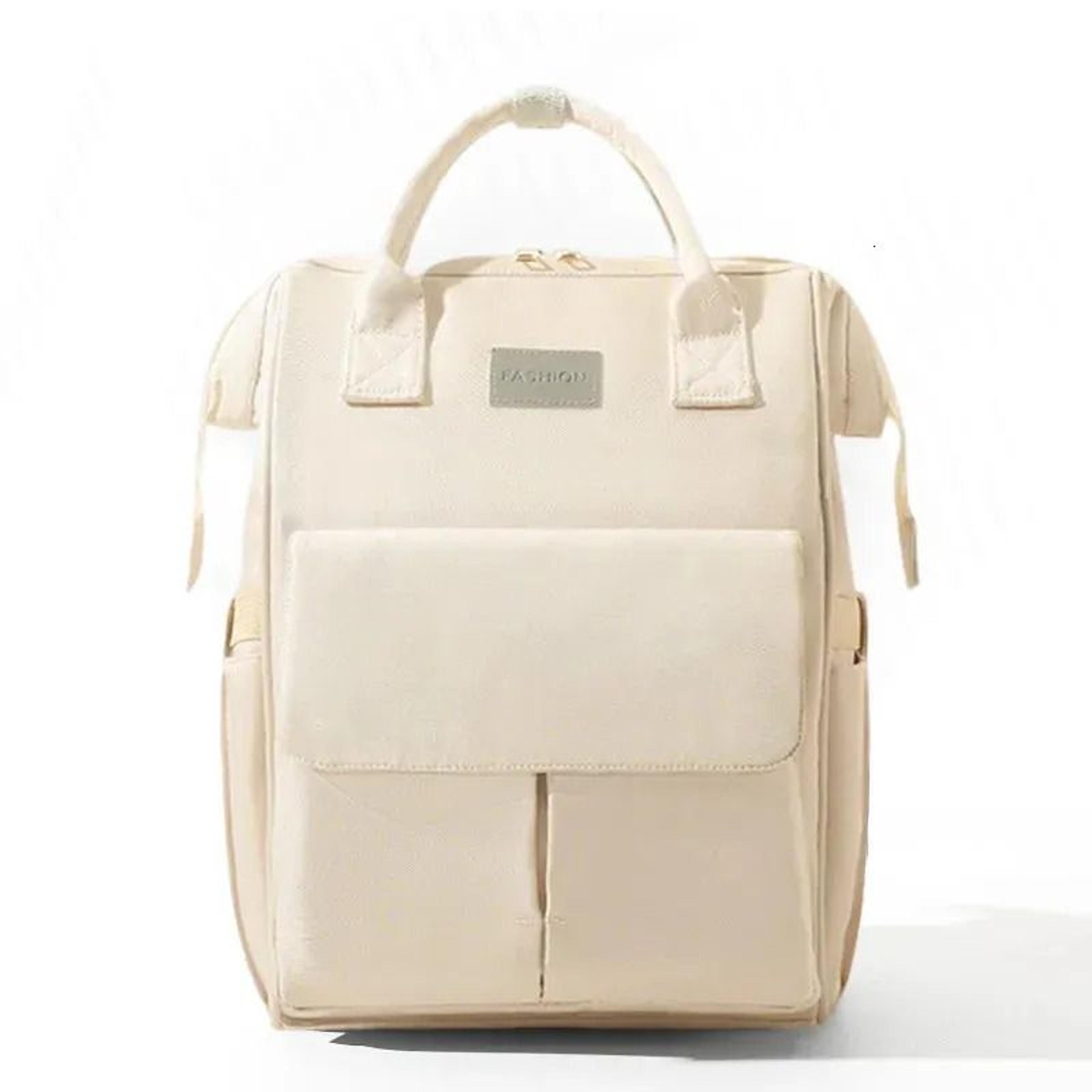 large waterproof diaper backpack for moms and baby travel