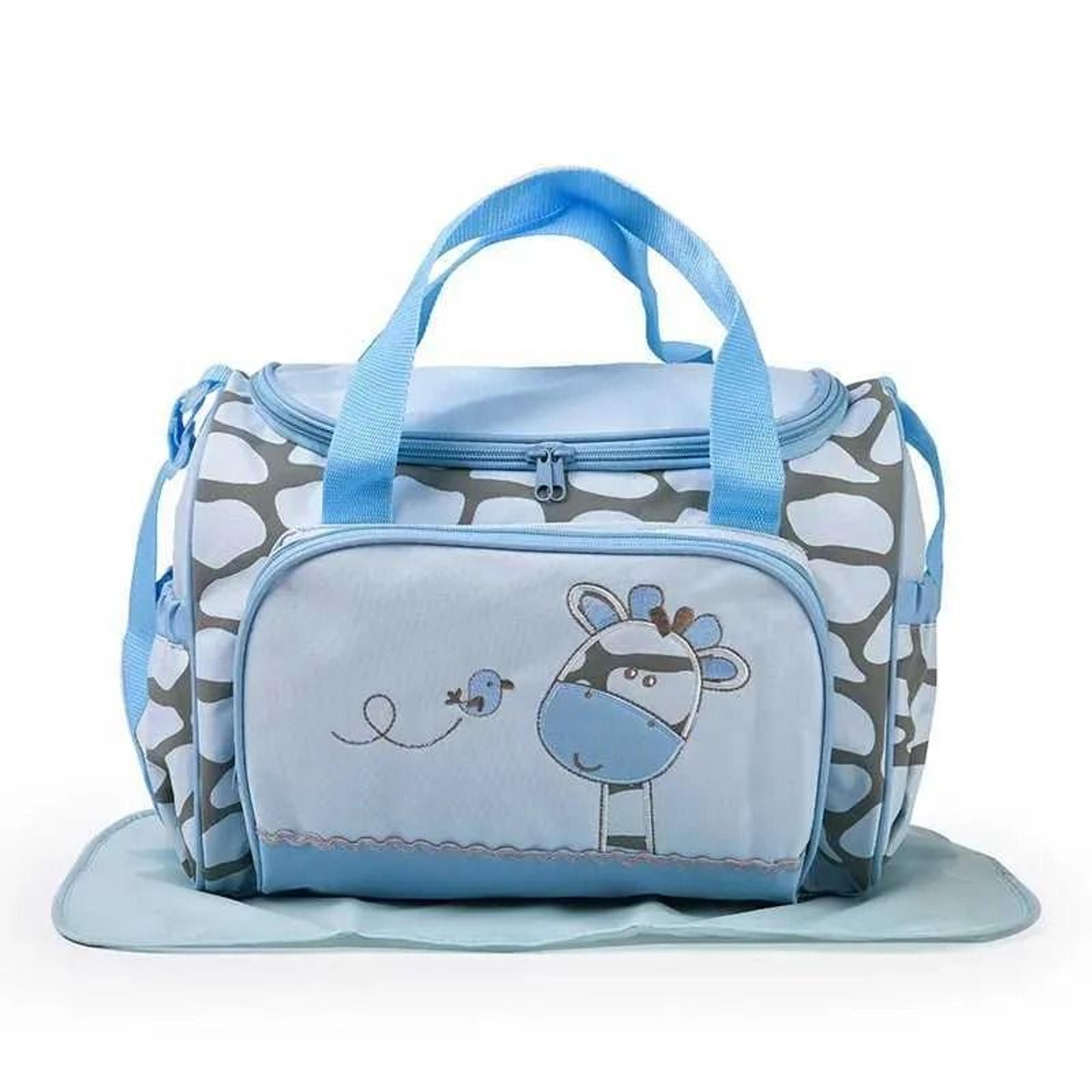 cartoon embroidered diaper bag large capacity single shoulder mommy bag