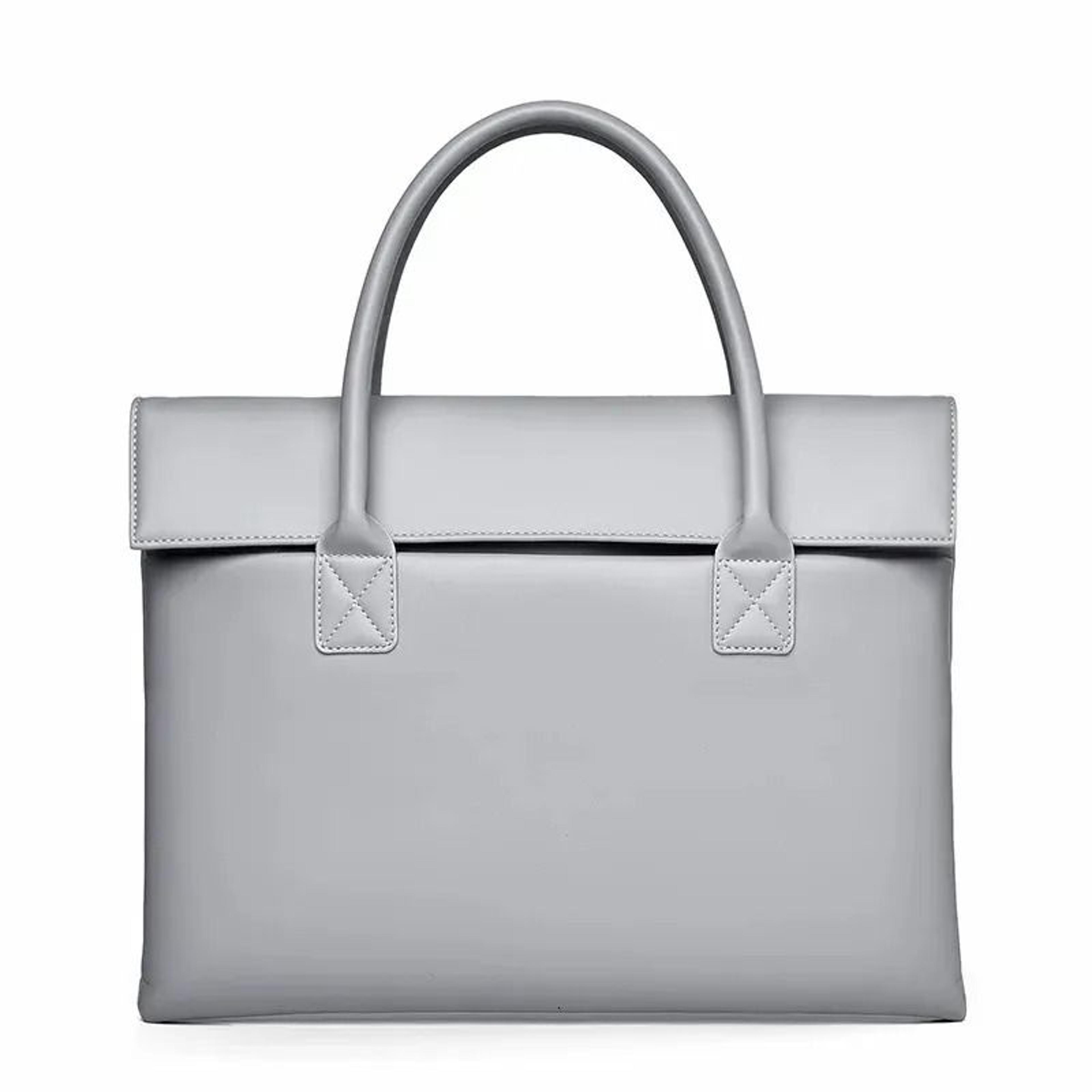 pu leather executive briefcase for men and women laptop office bag