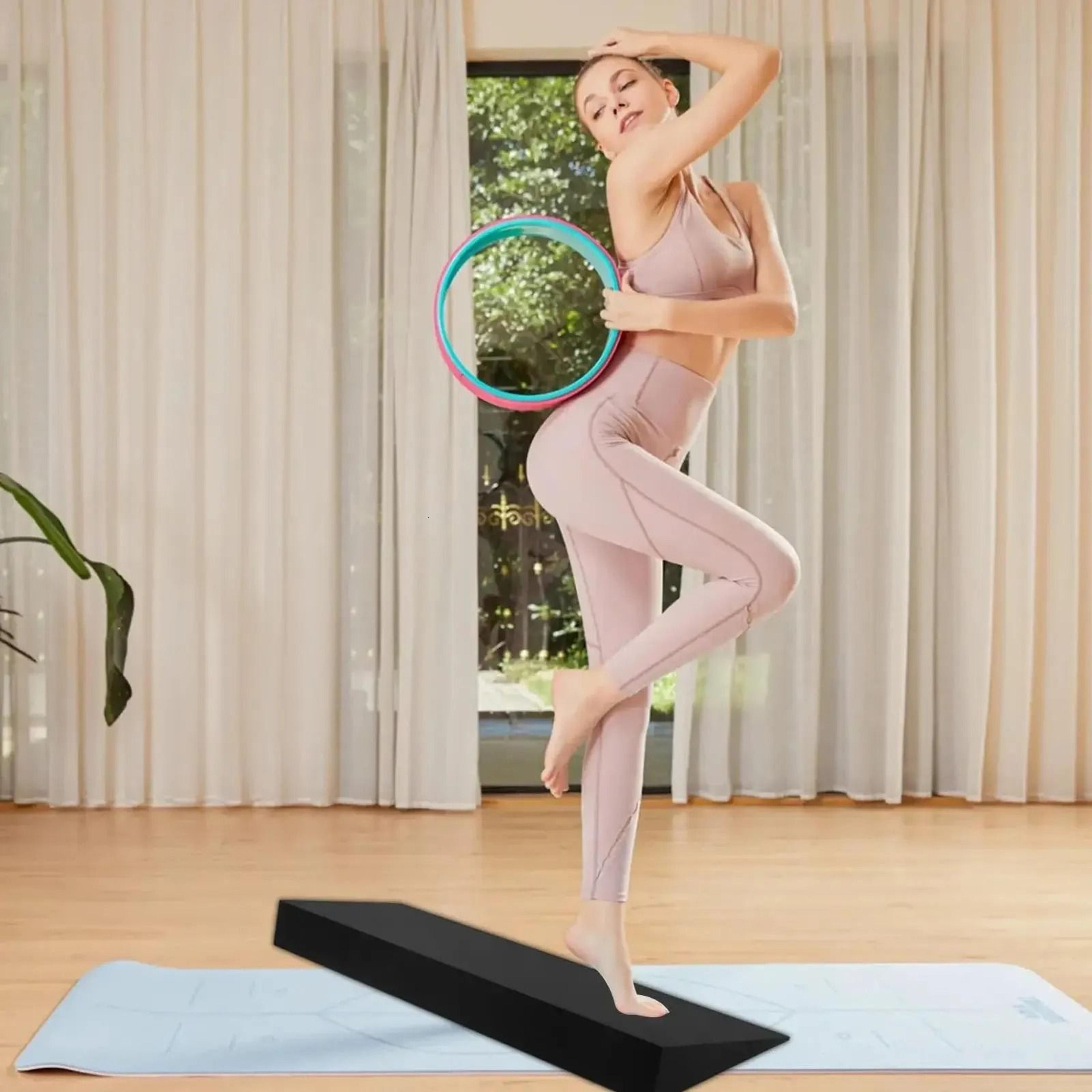 yoga wedge block high-density eva foam stretching and pilates support