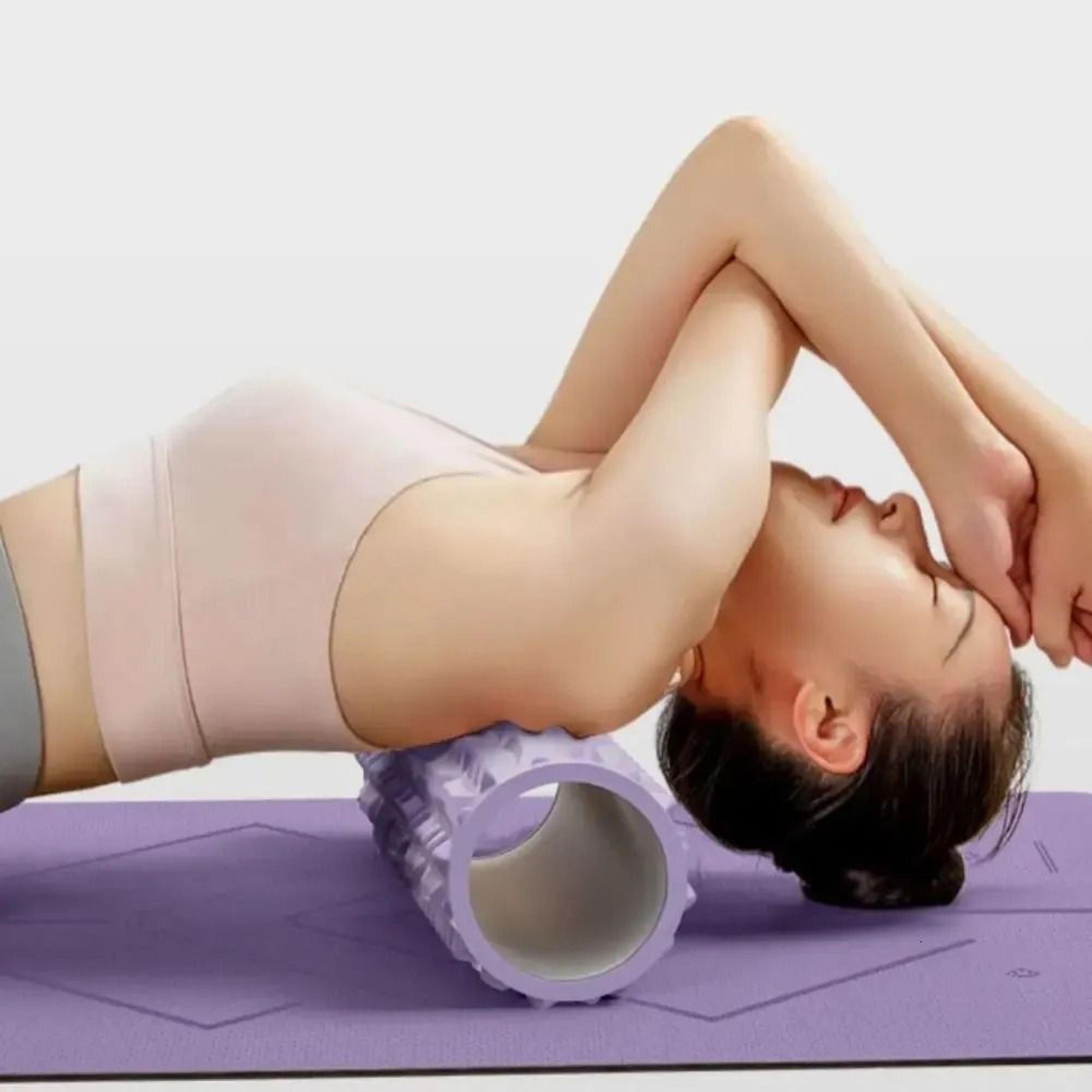 high-density eva foam roller for yoga muscle massage and self-massage