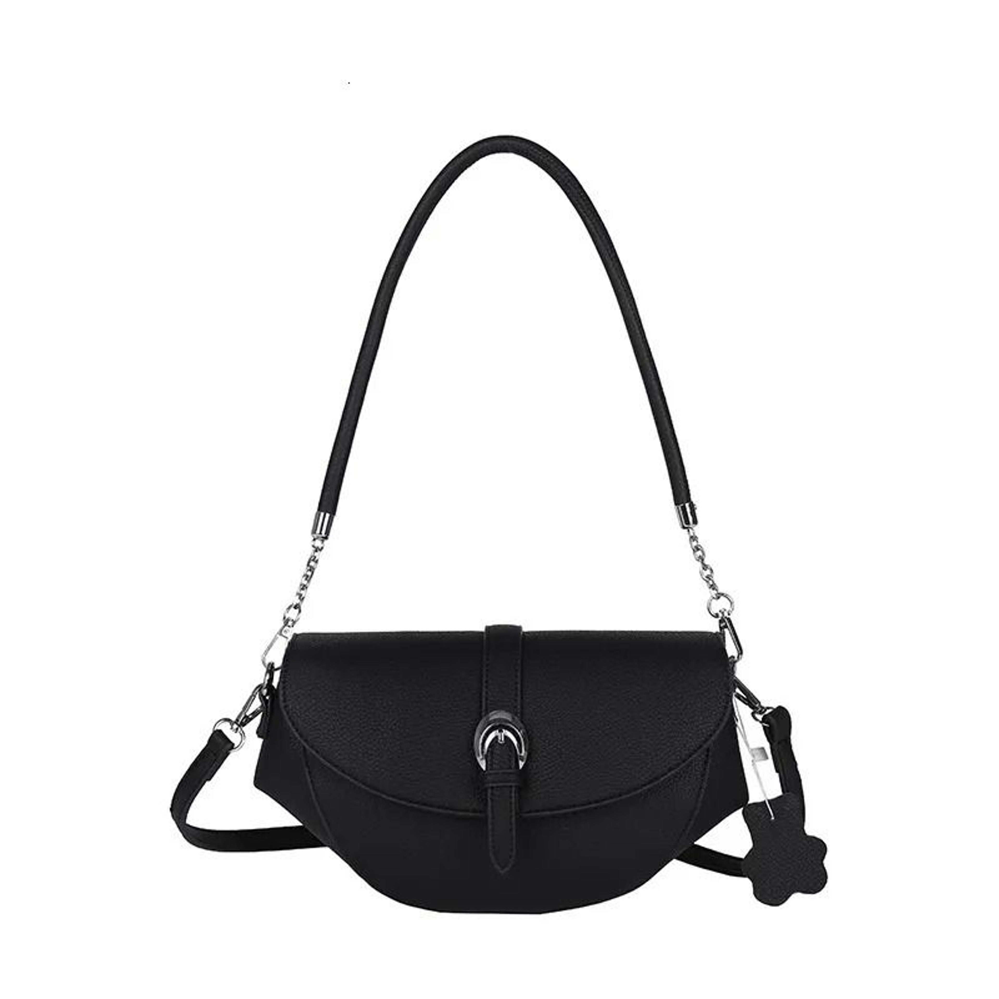 women saddle shoulder crossbody bag with korean-inspired design