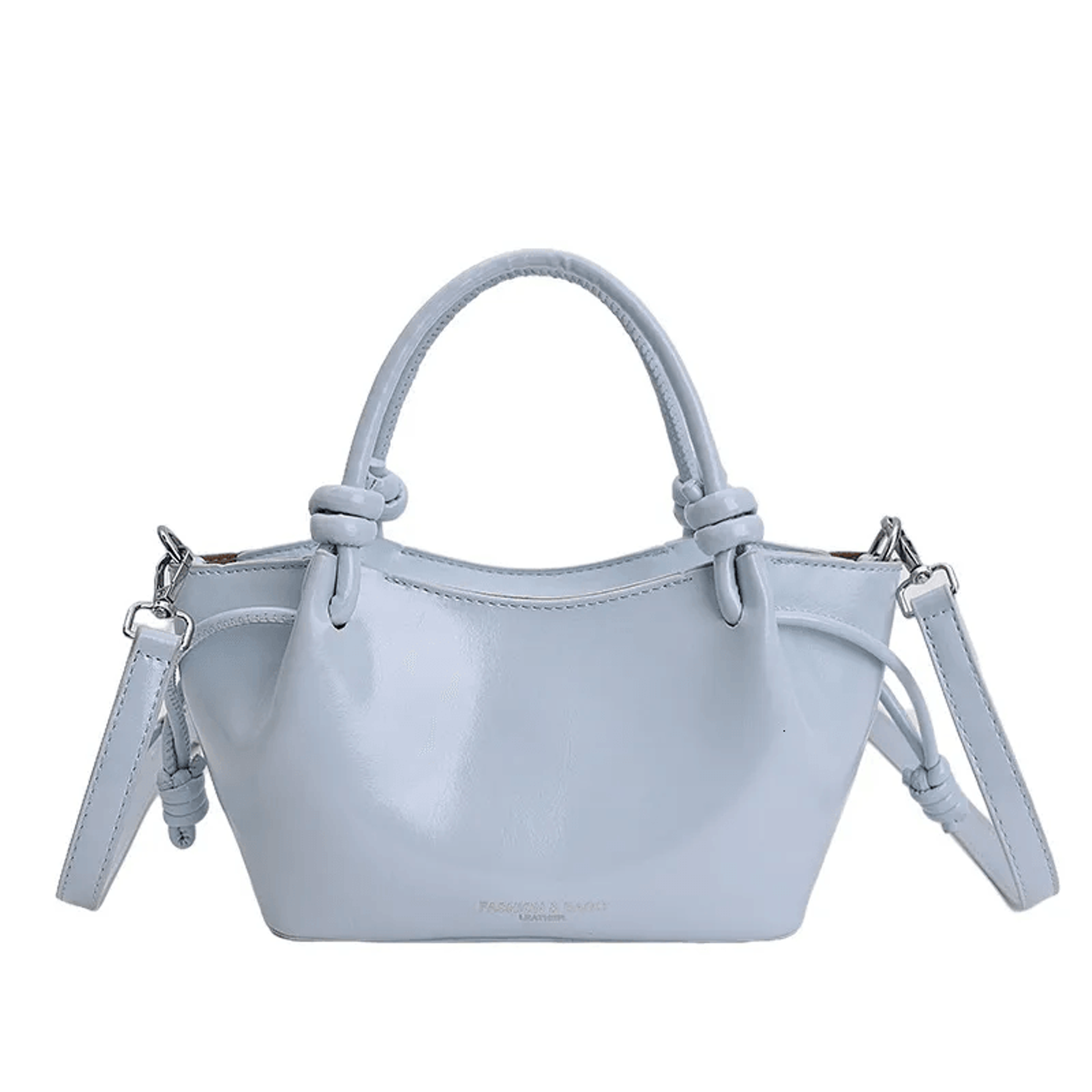 women synthetic leather shoulder and crossbody handbag