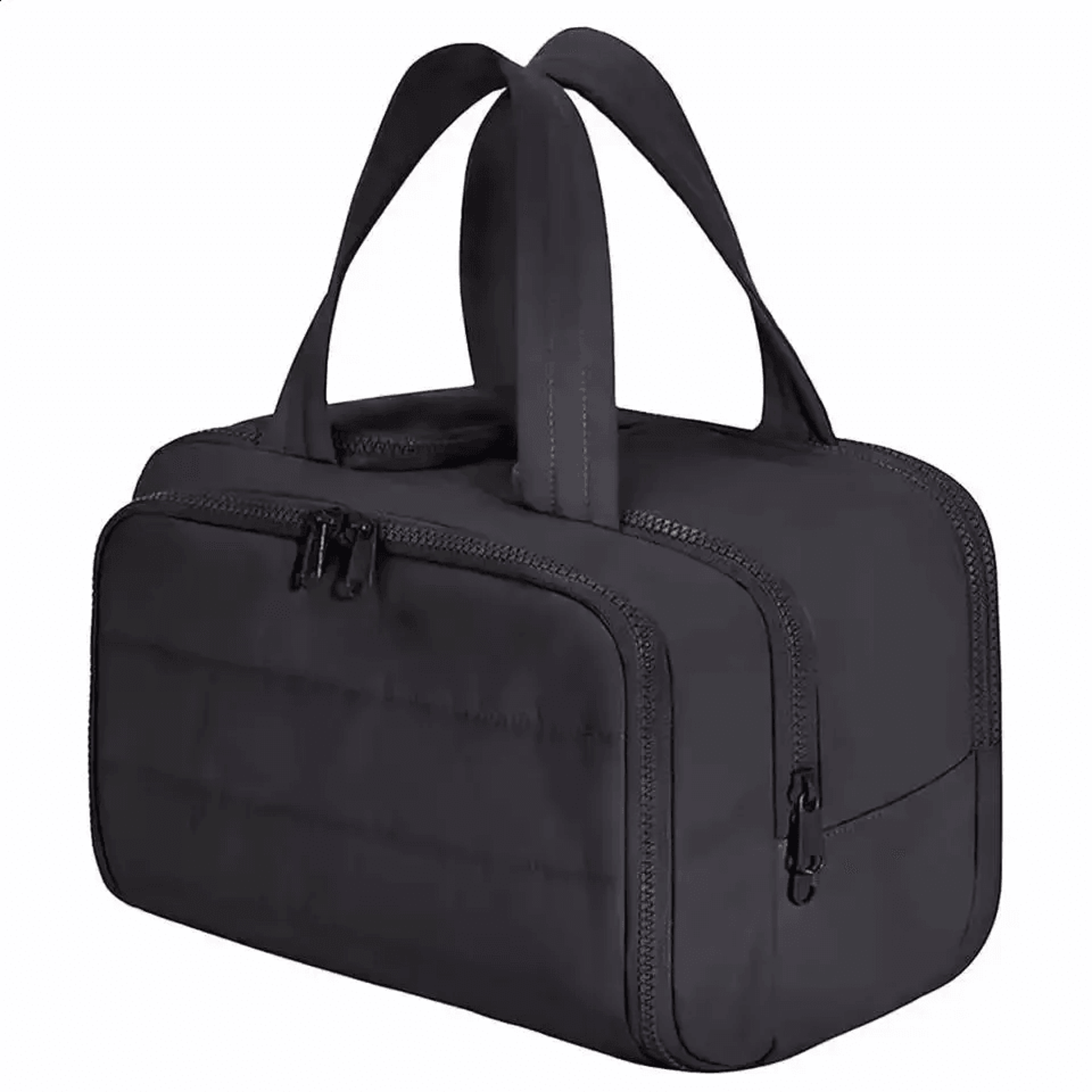 large capacity waterproof cosmetic bag with travel toiletry organizer