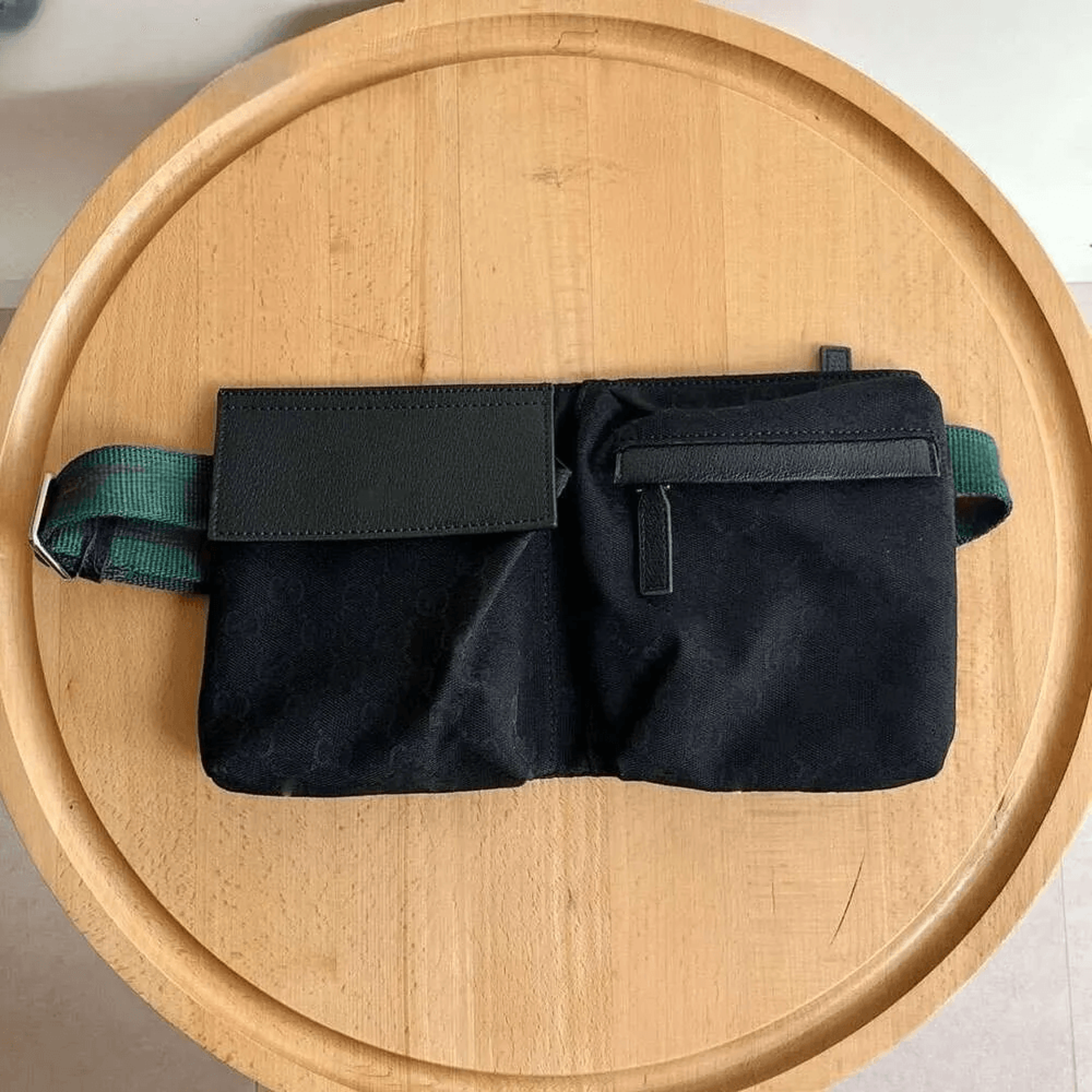genuine leather floral embossed fanny pack for men waist and chest bag